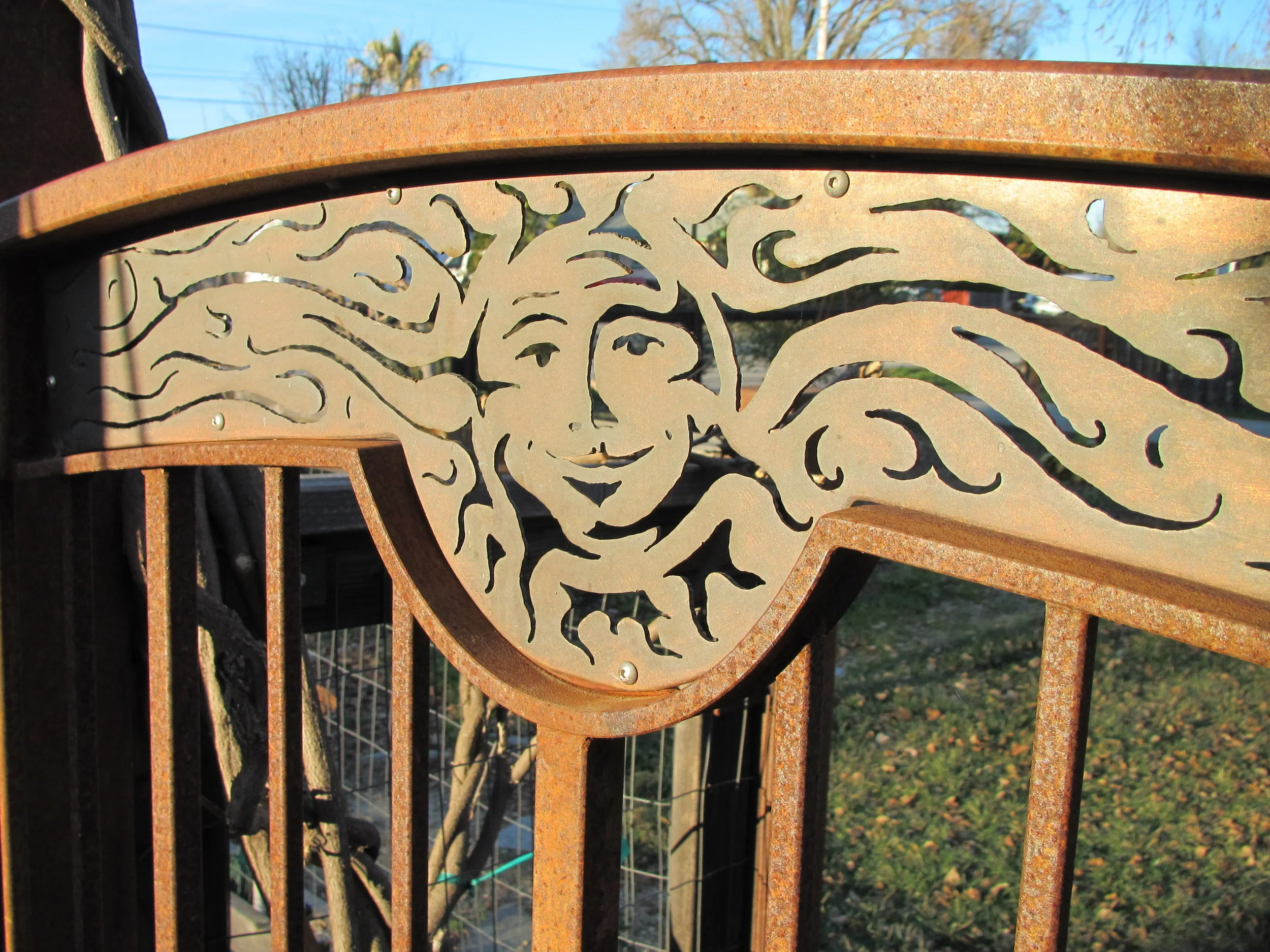 Sun Gate (detail)  - David L Curry Design