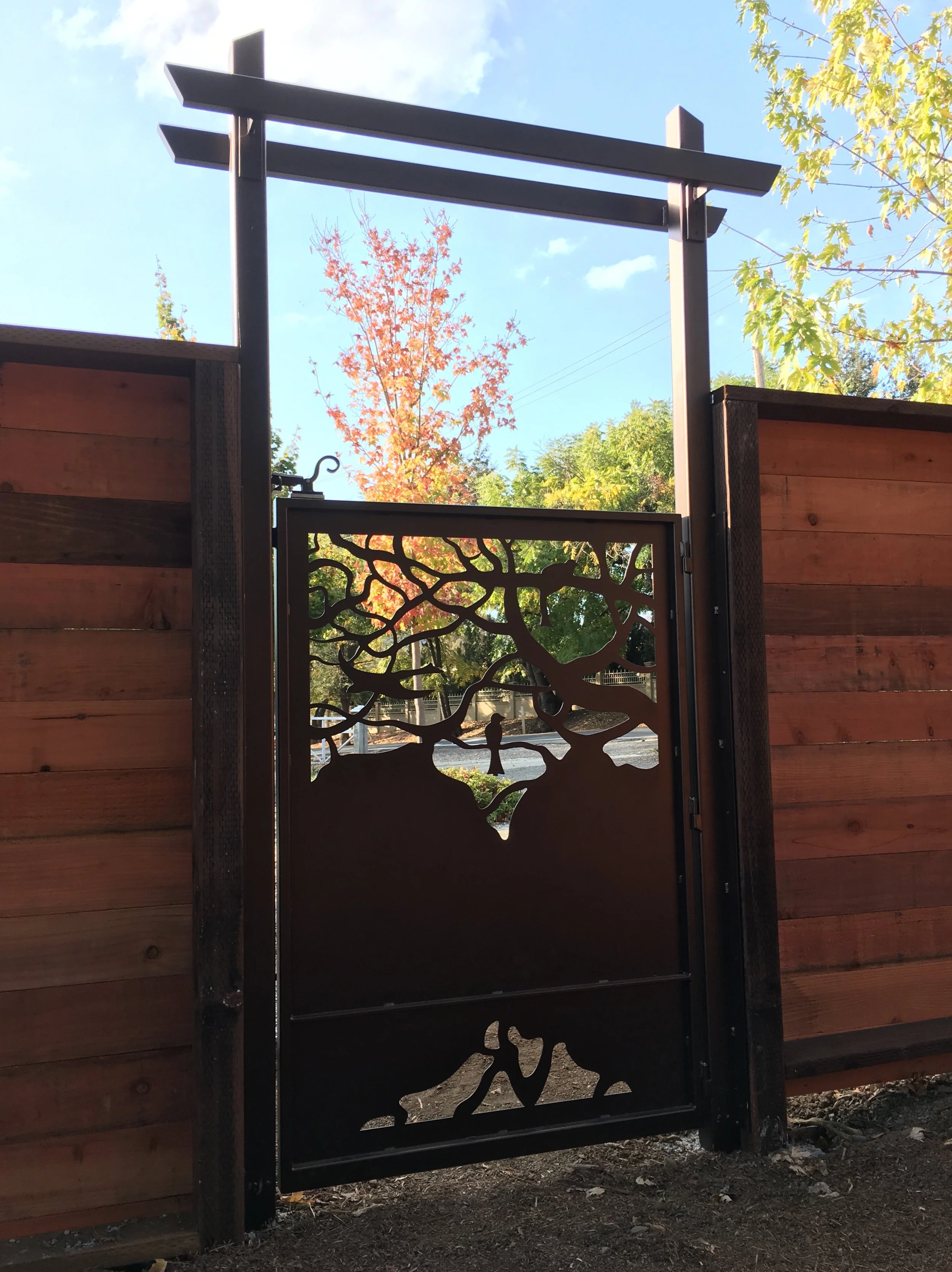 Bird Gate - David L Curry Design