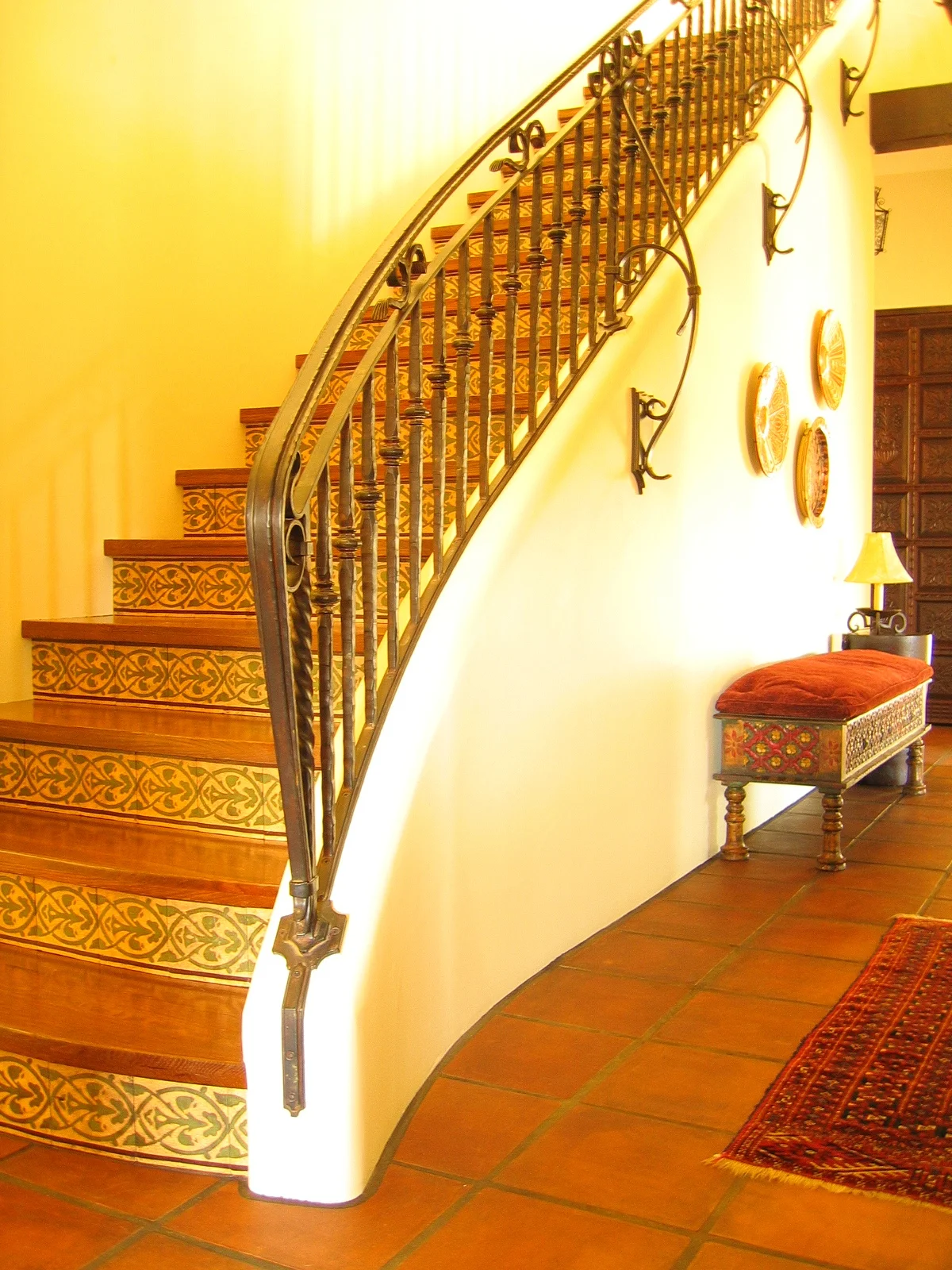 Montecito Ranch House Railing - David L Curry Design