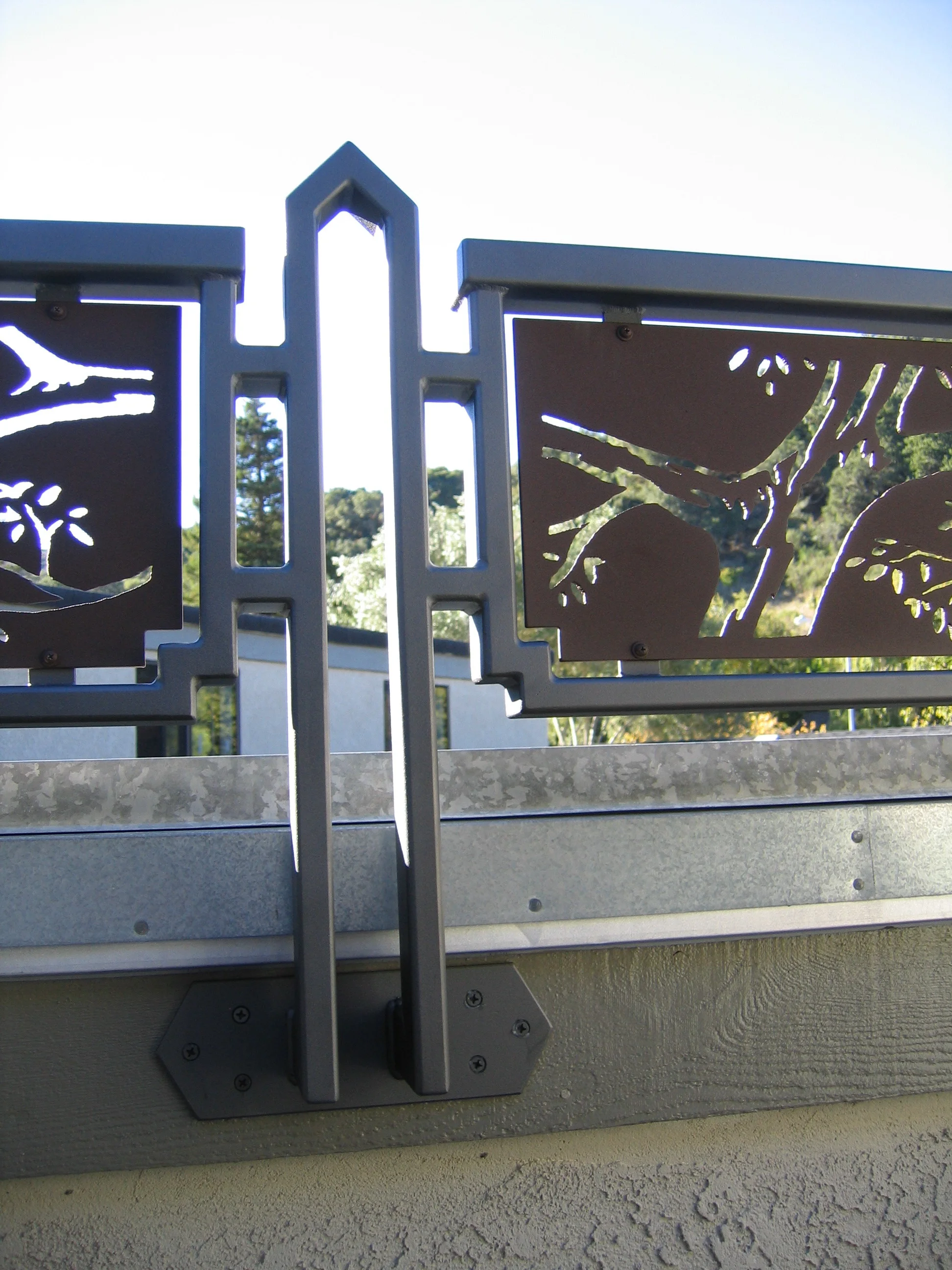 Craftsman Railing- David L Curry Design