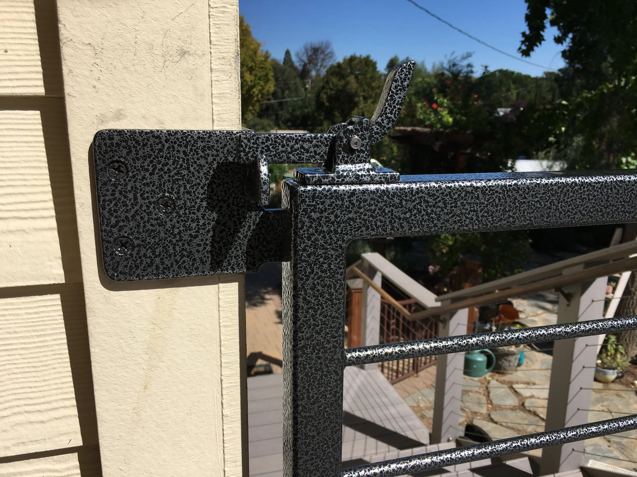 Modern Gate Custom Latch - David L Curry Design
