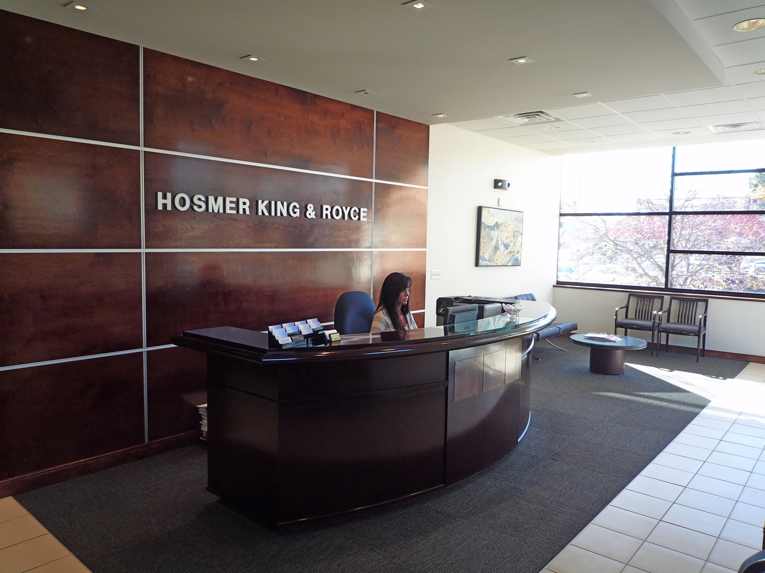 Front Desk and Waiting Area