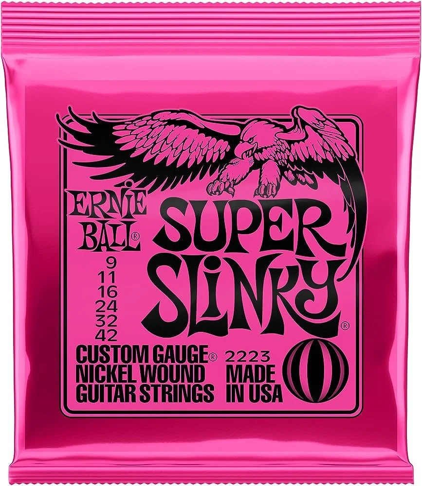 Ernie Ball Super Slinky 2223 (9-42) Nickel Wound Electric Guitar Strings
