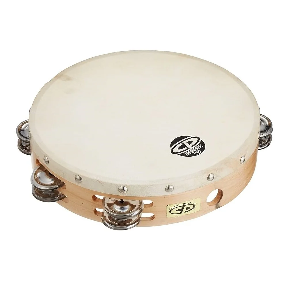 Cosmic Percussion CP380 Headed 10" Wood Tambourine