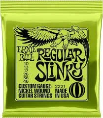 Ernie Ball Regular Slinky 2221 (10-46) Nickel Wound Electric Guitar Strings