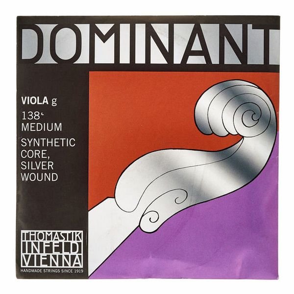 Thomastik-Infeld 138 Dominant Silver Wound Synthetic Core 4/4 Viola String - G (Medium)
