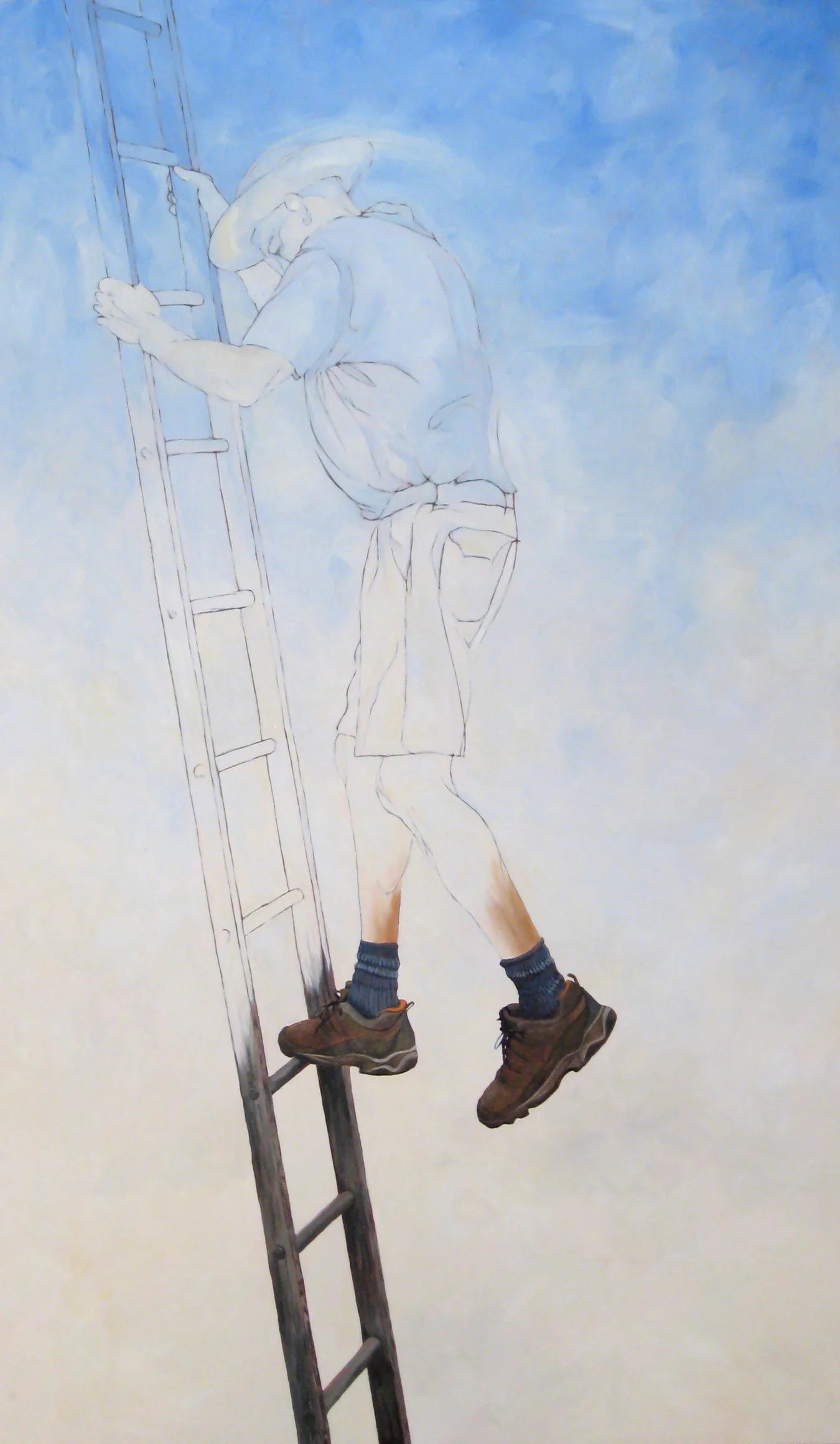 A Man and His Ladder