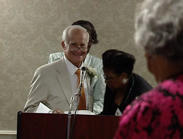 James J. Coleman at the AEC Reunion, 2000.