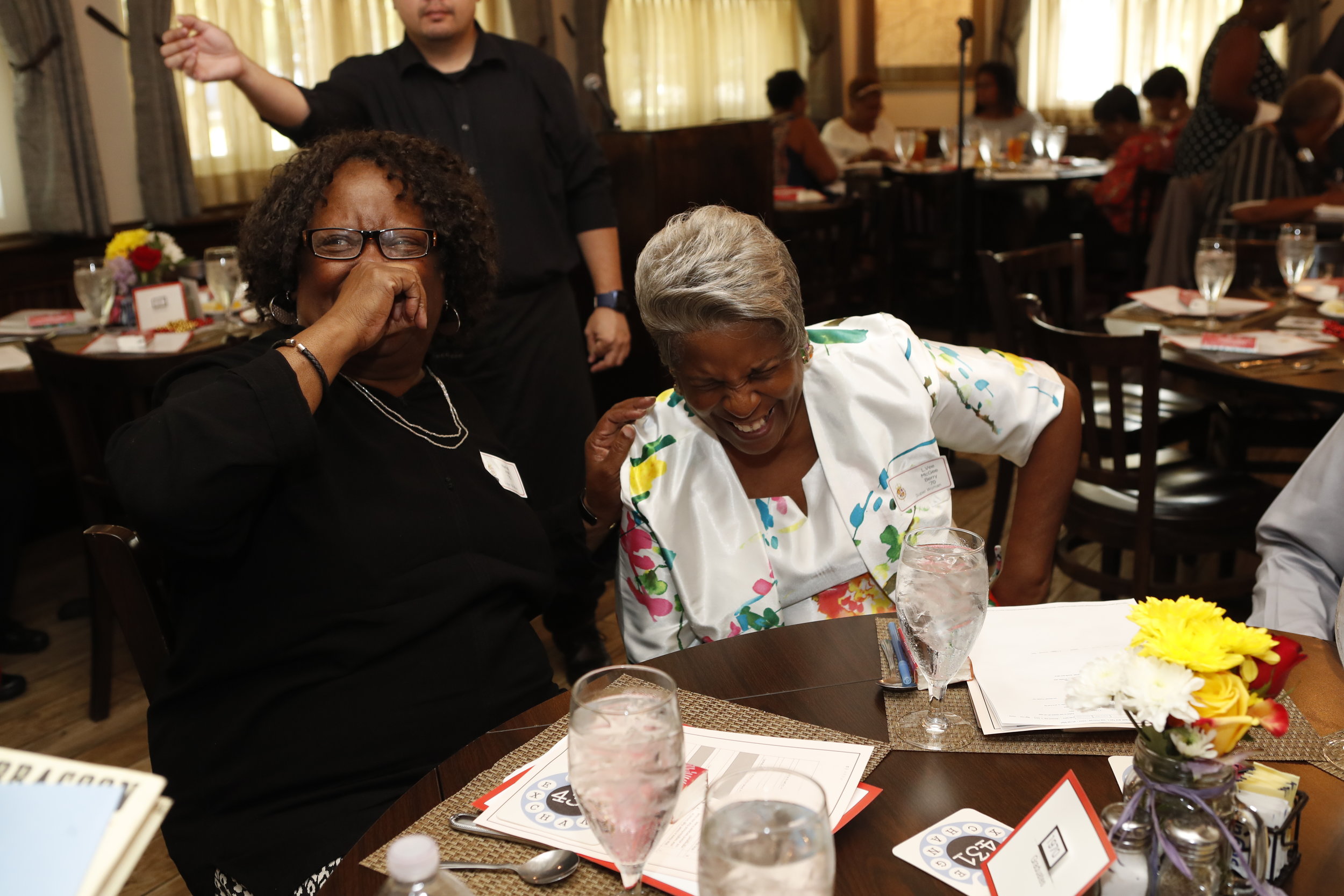 Merial Hall and L.Vee Berry at the 2018 AEC Reunion