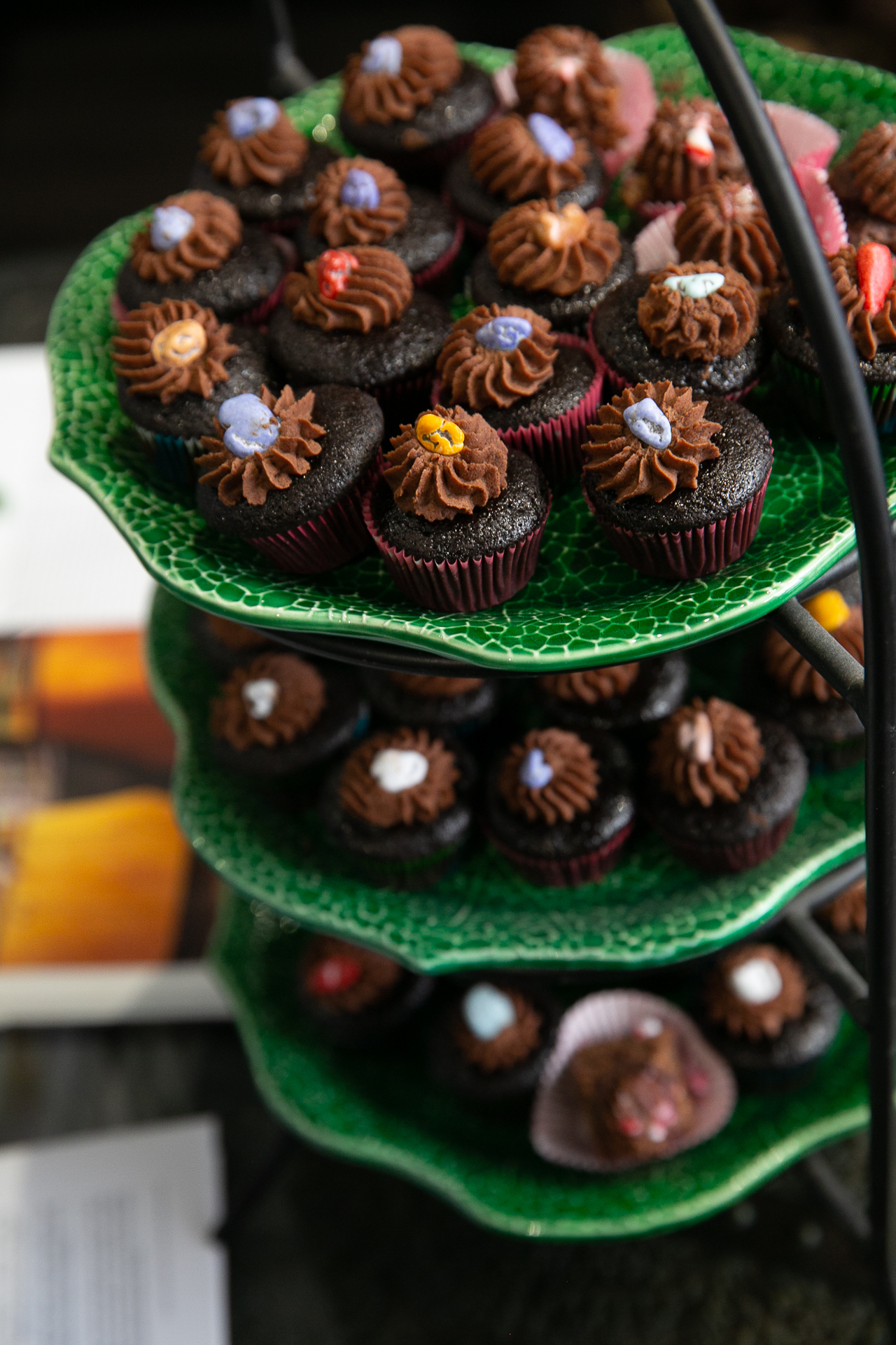 Chocolate Mini Cupcakes by Kyra Effren