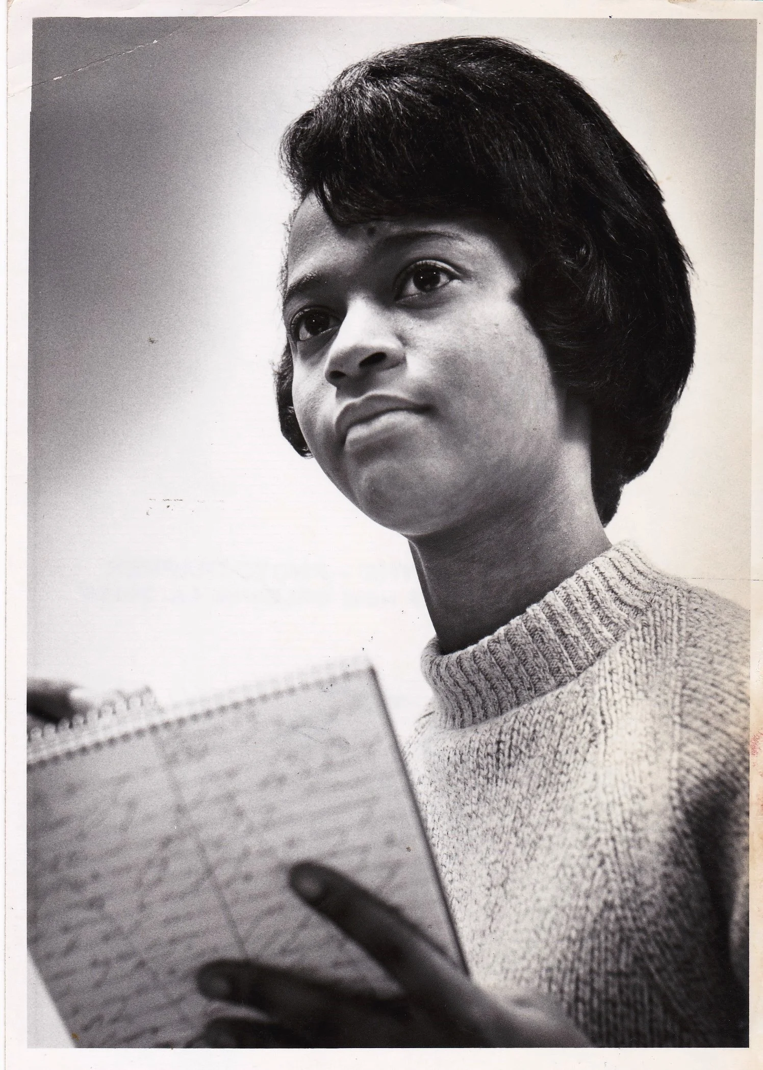Cheryl Tyler at the Adult Education Center, 1966