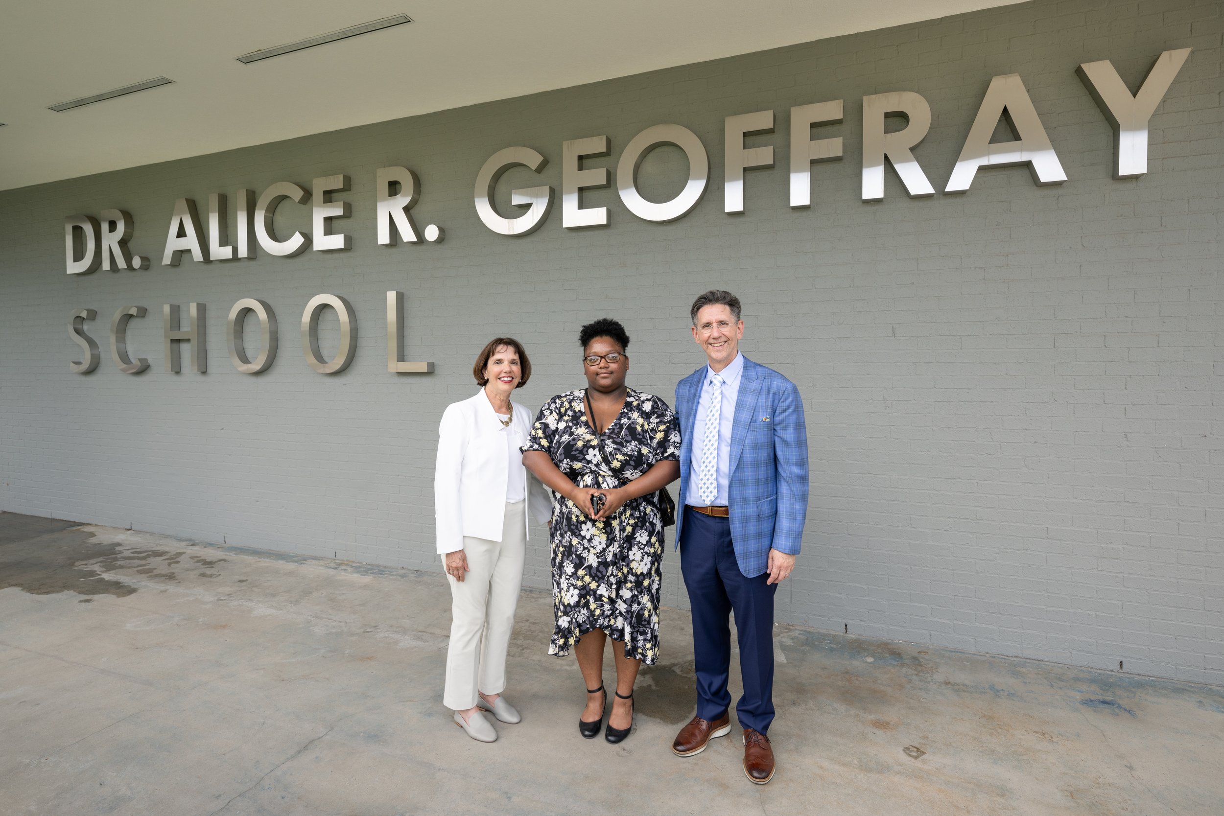 Jeanne and Jeff with Naielle Brown Scholarship Winner.jpg