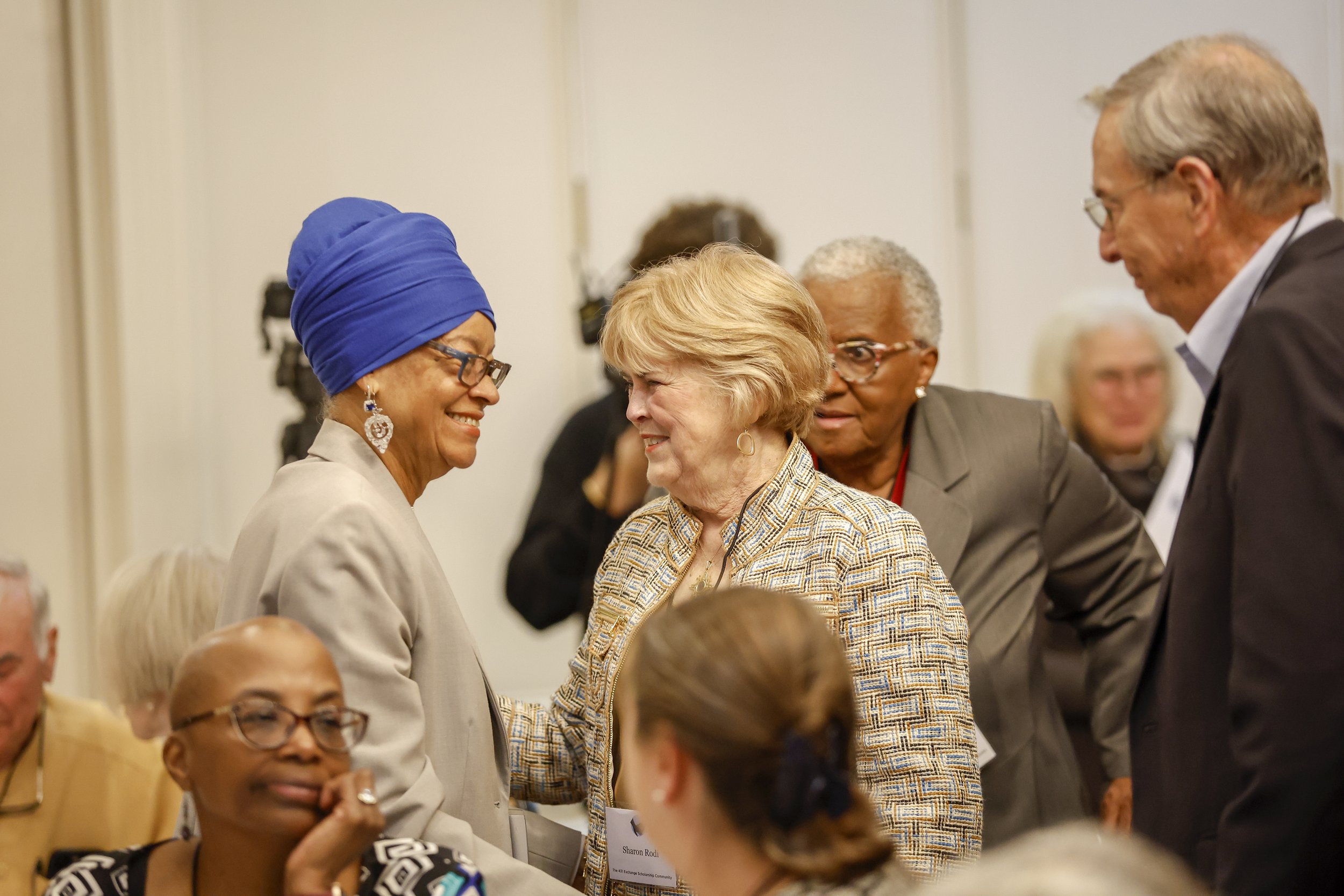 AEC Joyce NuMan '70, Sharon Rodi AEC Faculty and Mark Rodi