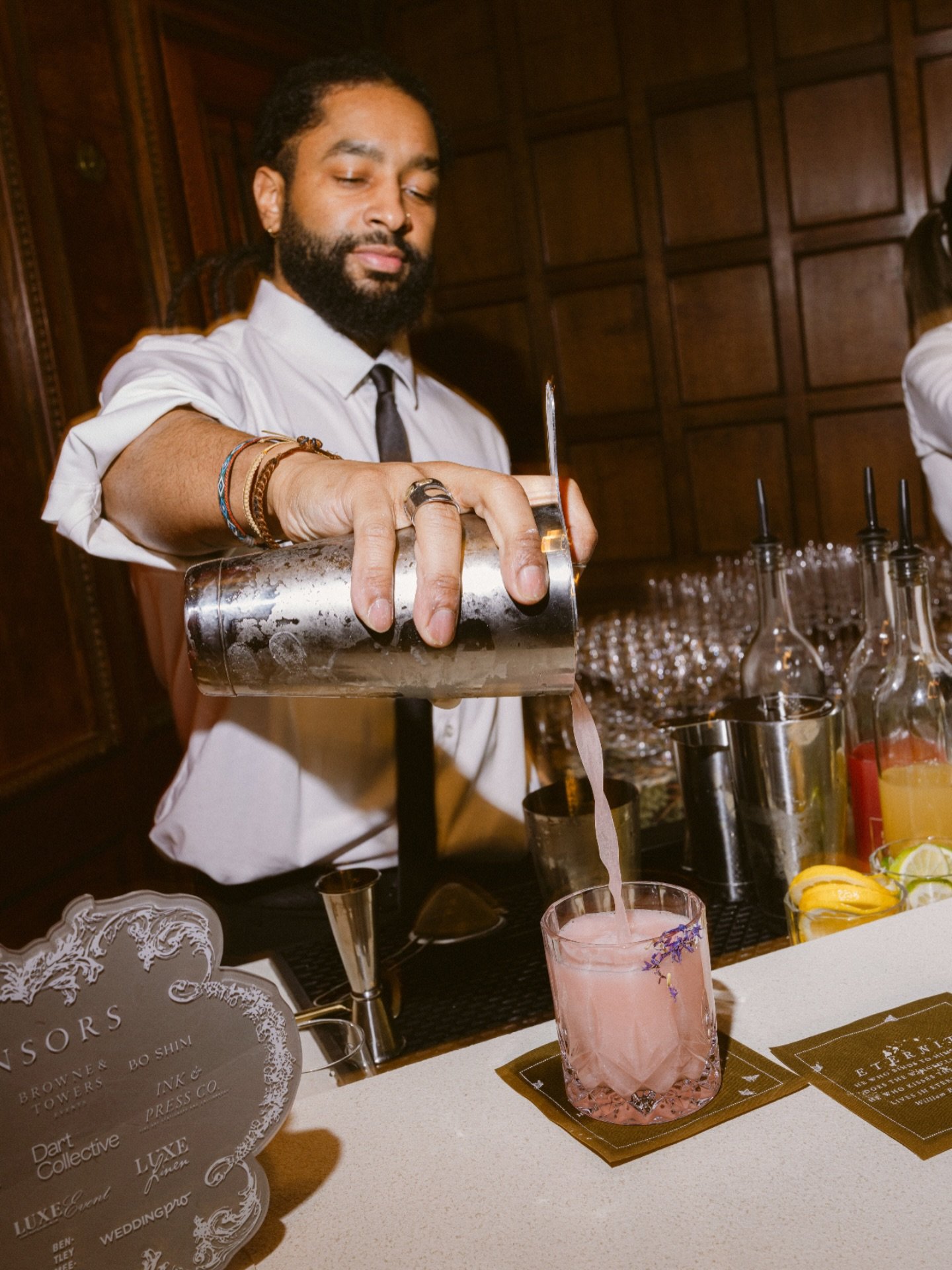 Great Cocktails.
Flawless Pours.

Venue @cooperhewitt
Catering &amp; Bar @adcateringandevents
Planning &amp; Design @browneandtowers
Floral Design @ahna_han
Photography @boshimphoto
Videography @yeattes_productions
Stationery @inkandpressco
Entertain