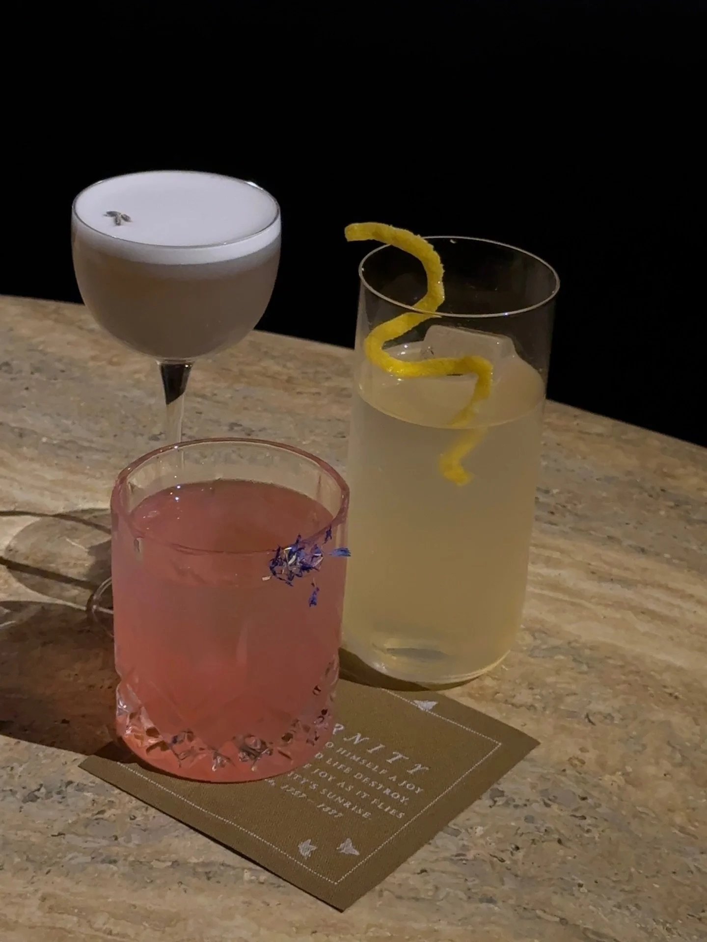 drinking our way through dawn, day, and dusk 🍸