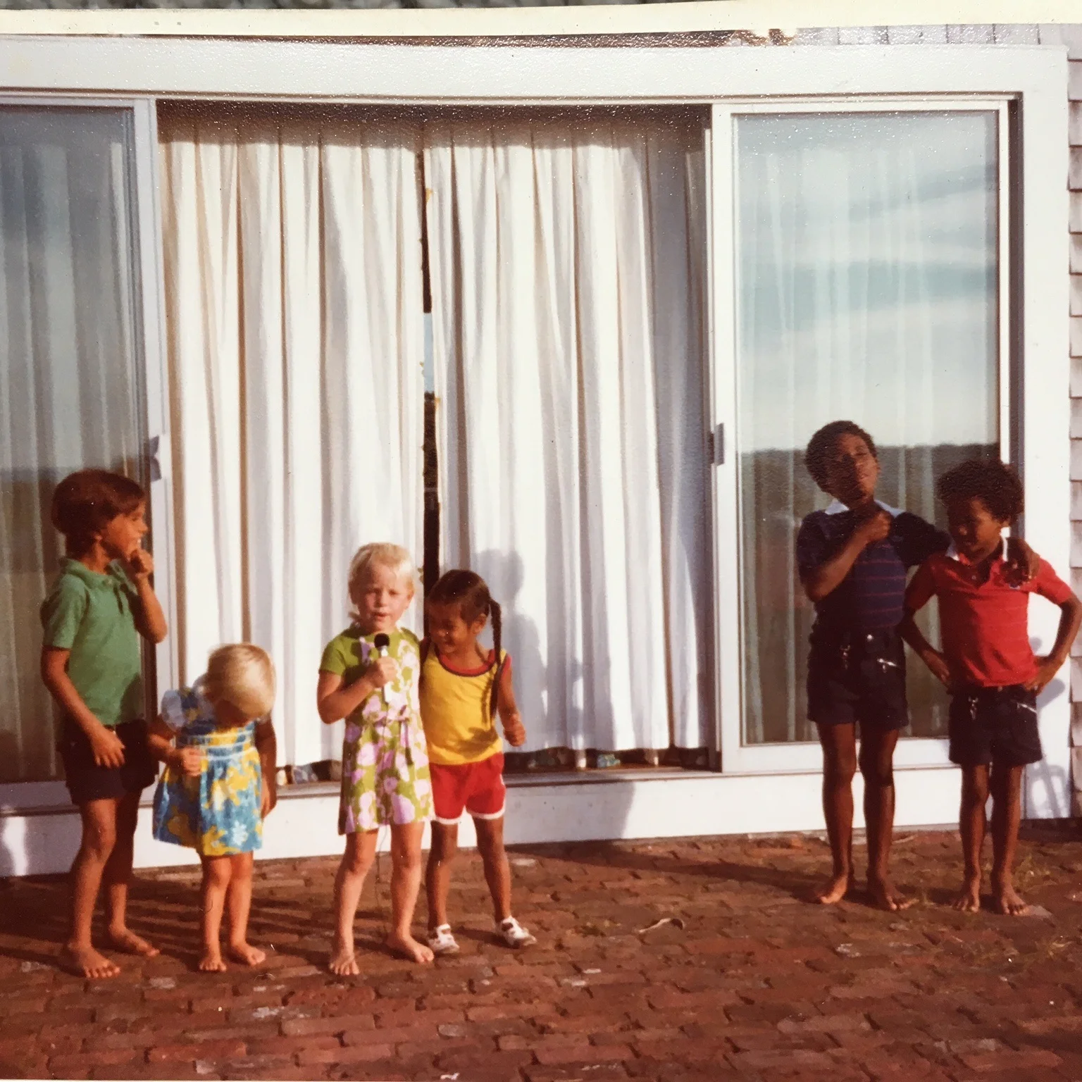 Summer Performance ~ circa 1979 Every curtain was turned into a stage.