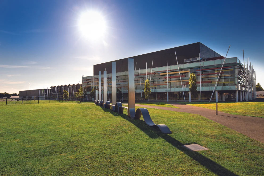 Claudelands exterior and sculpture