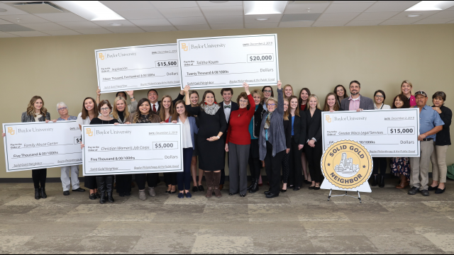 Six Community Nonprofits Receive Grants through Baylor’s Philanthropy and the Public Good Course