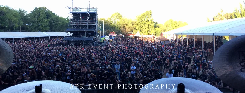 With Magnum at Leyendas del Rock, Spain, 2017