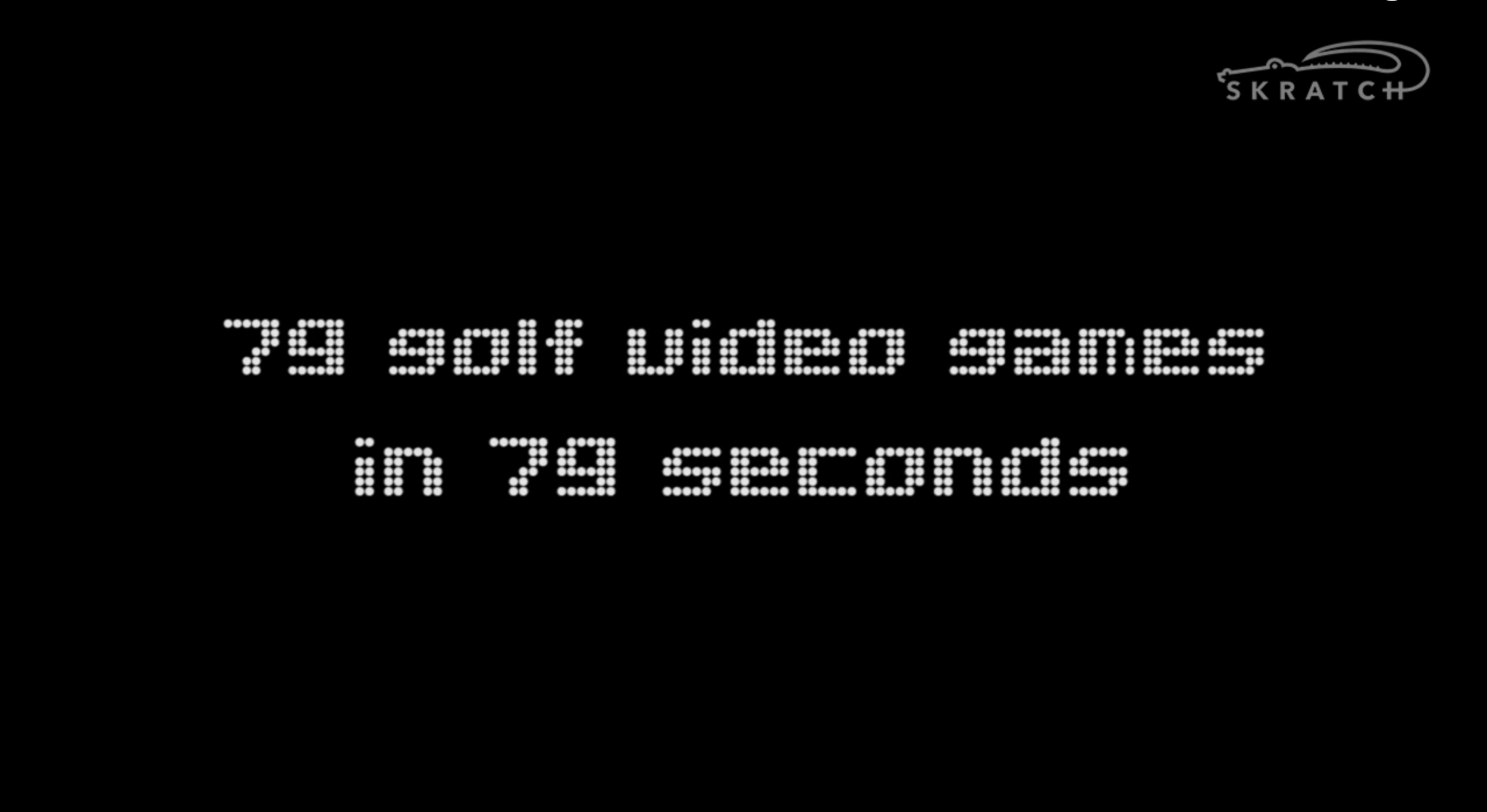 79 Golf Video Games -- from 1979 to The Present -- In 79 Seconds