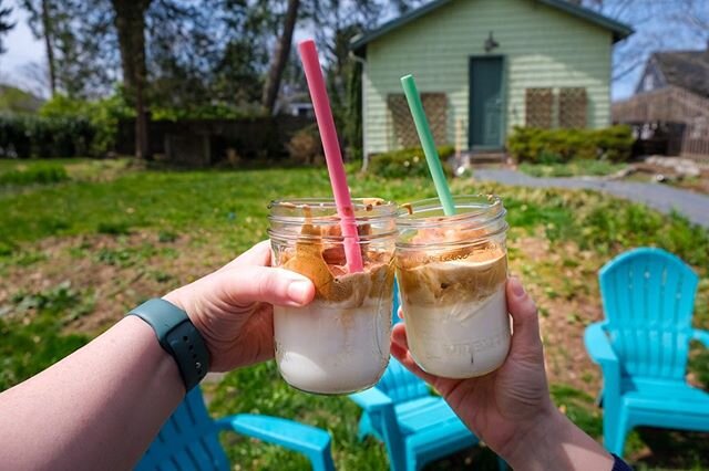 Heard about some whipped coffee trend. Scoffed, then immediately tried. #dalgonacoffee #coronaphotoproject