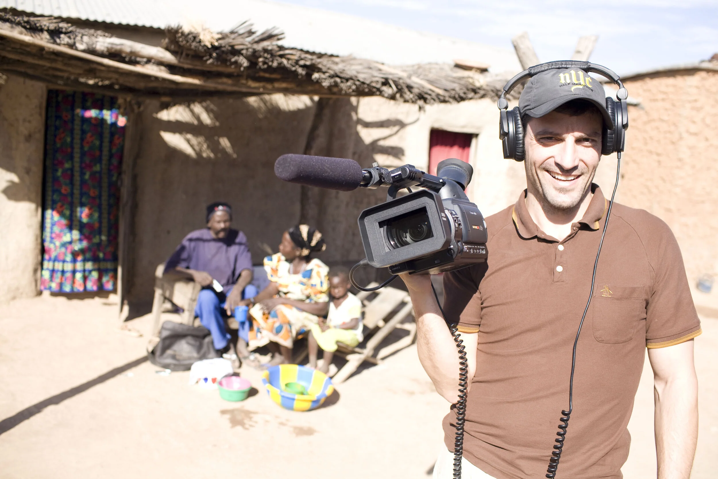 "Lucky to be here" in Mali, trying to look like I know what I’m doing.