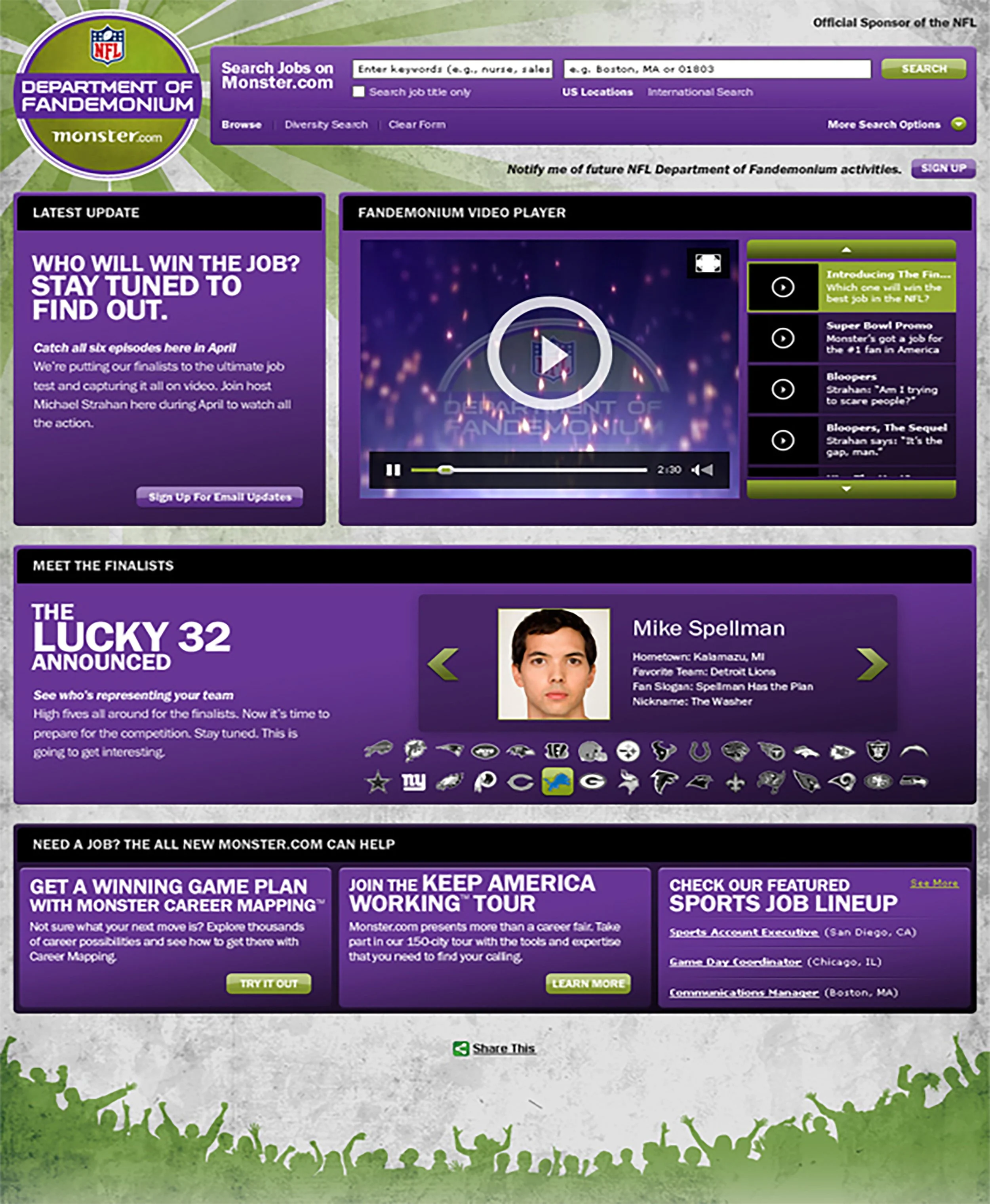  Campaign website 
