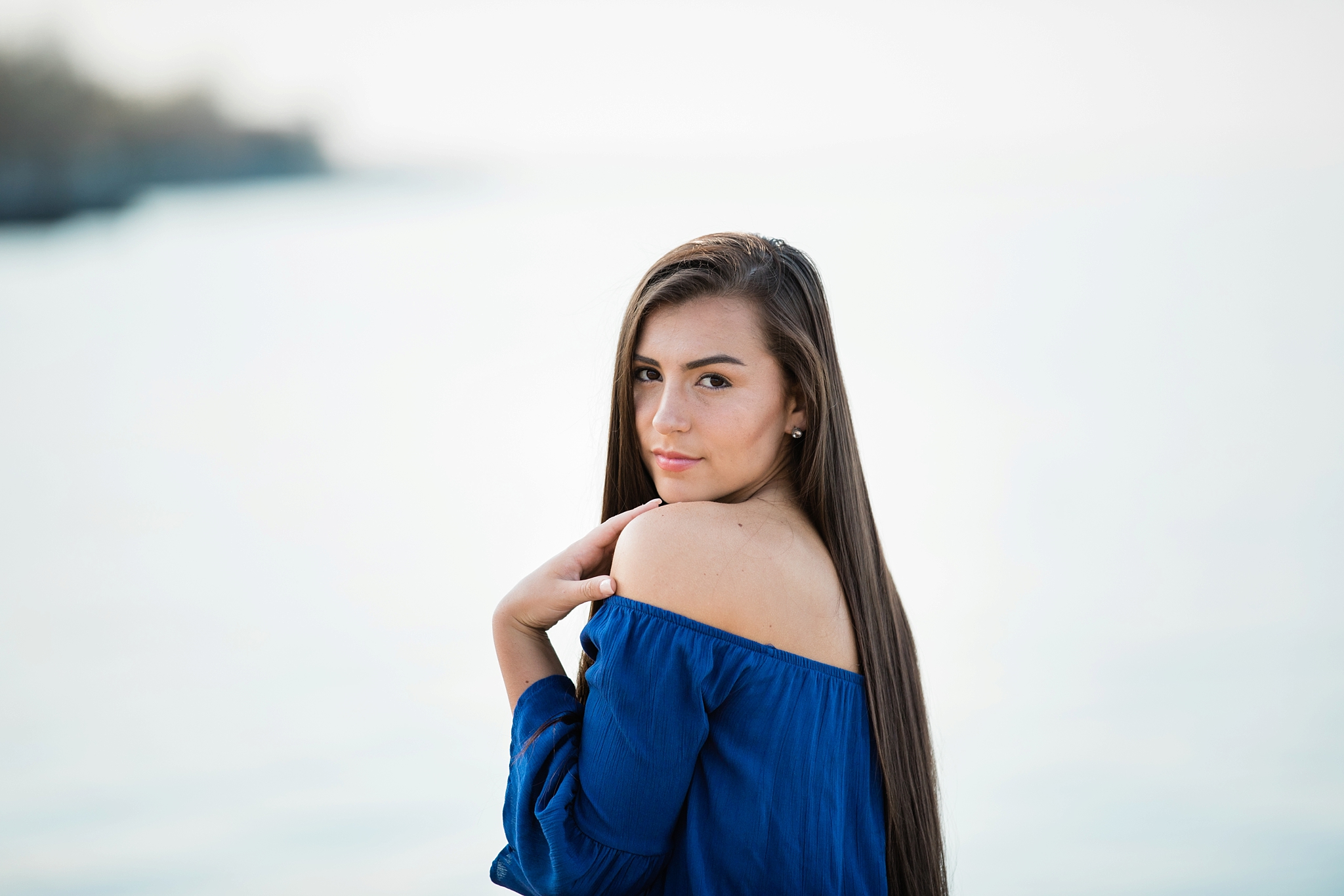 Lake Huron Beach senior session