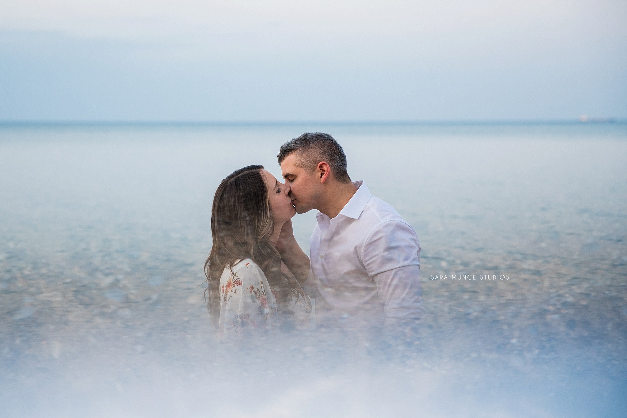 Downtown Port Huron and Beach Engagement Session