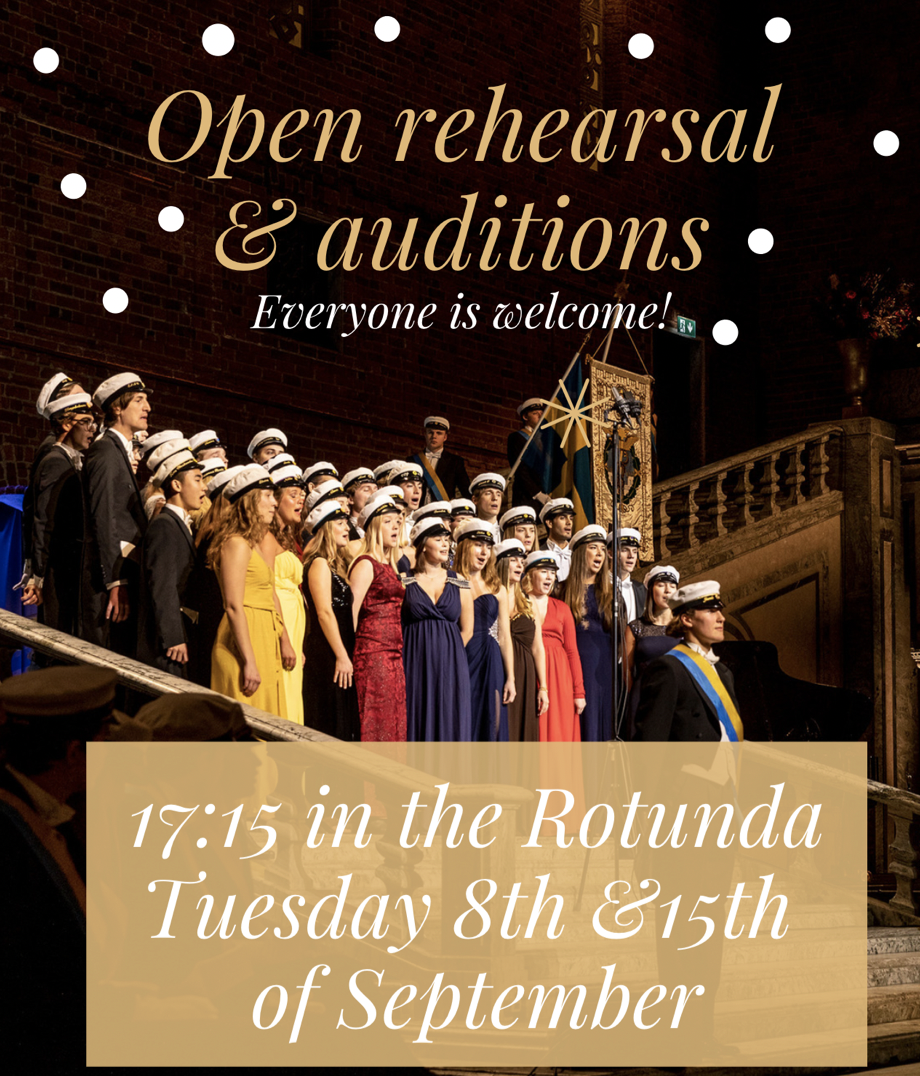 Open rehearsal and auditions