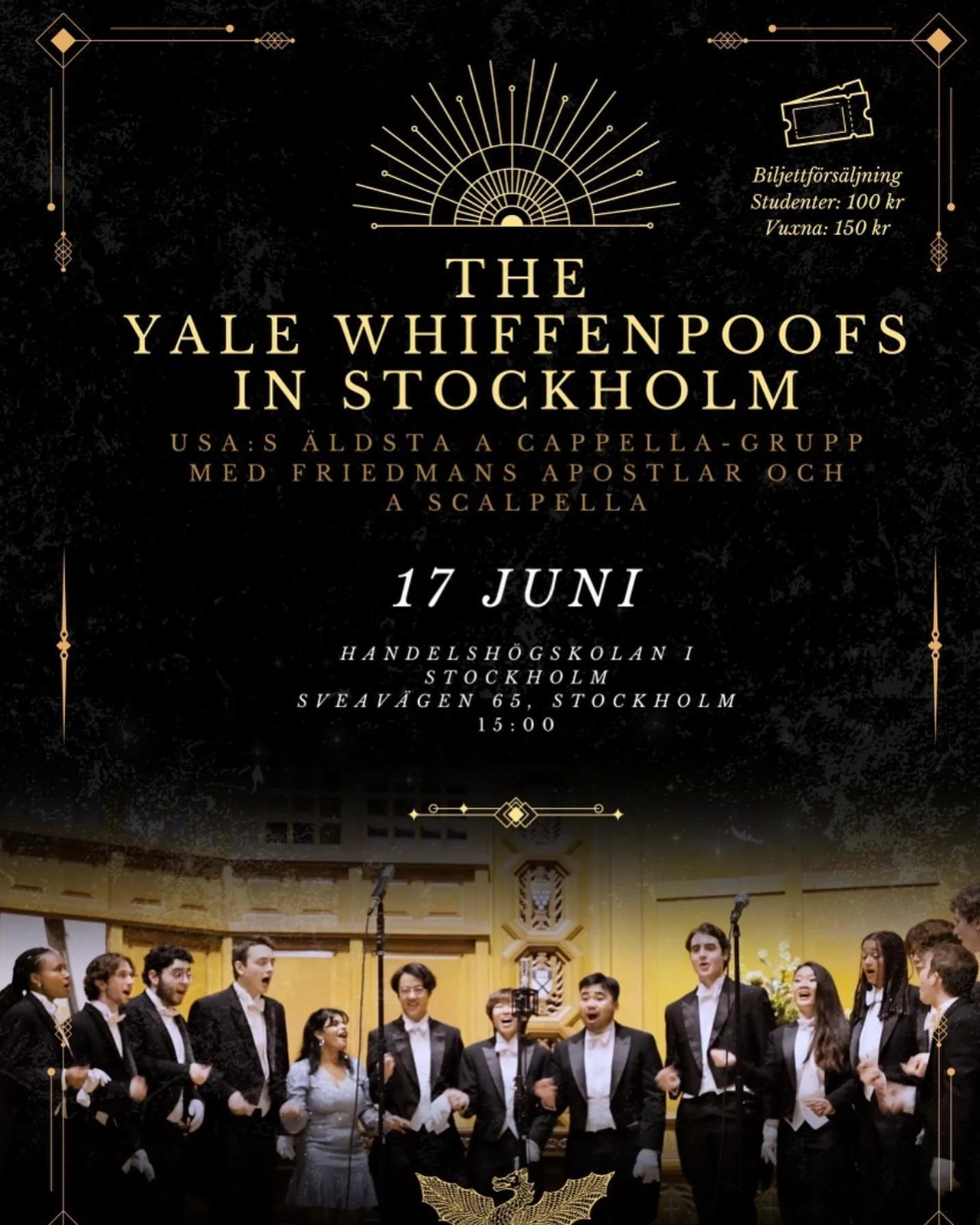 The Yale Whiffenpoofs X SSE Friedmans Apostlar X KI A Scalpella