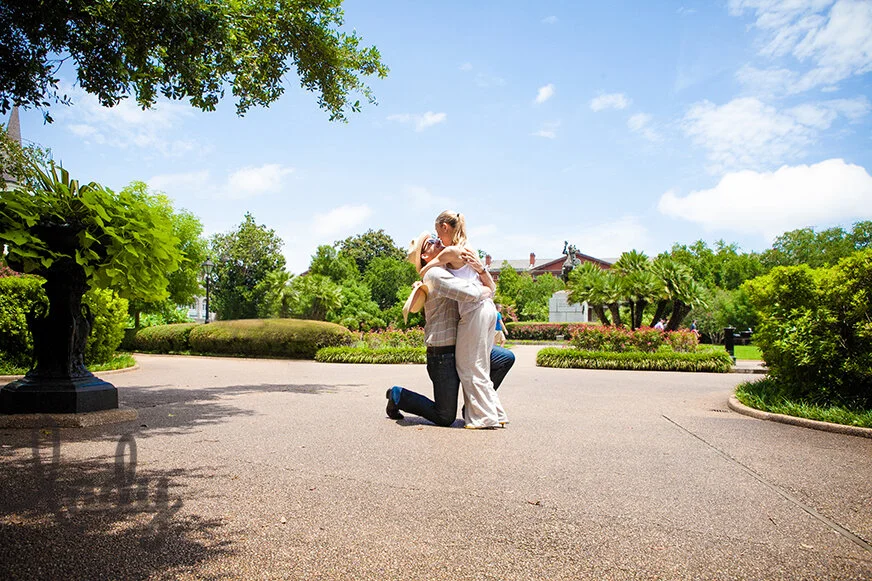 Coleson and Elizabeth: New Orleans Surprise Proposal Photography
