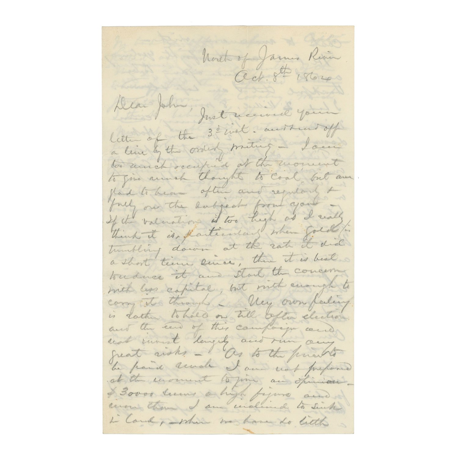 Original Letters and Documents from Civil War Soldiers — Iron Horse ...