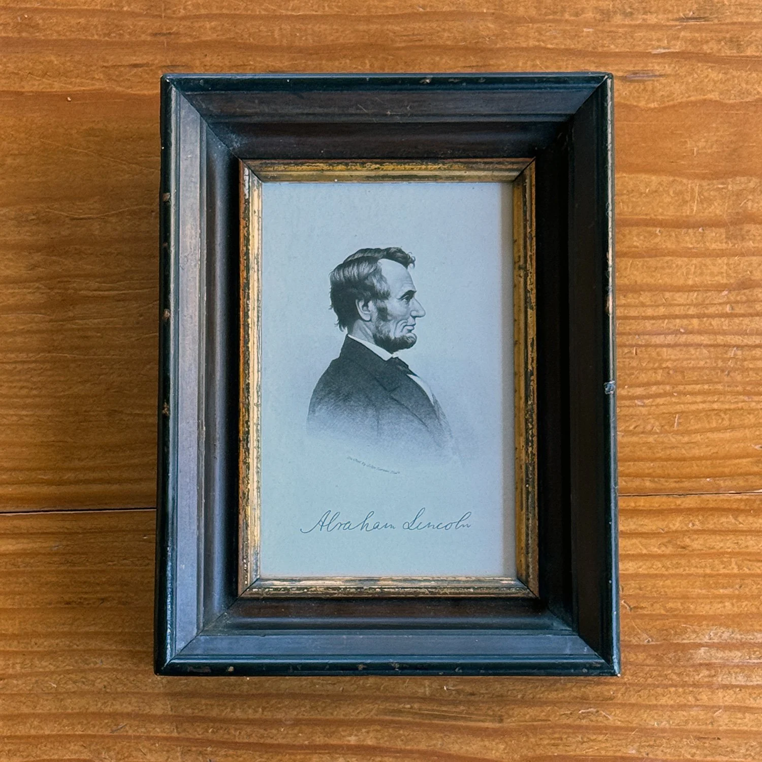 c. 1865 Steel Engraving of President Abraham Lincoln by John Sartain
