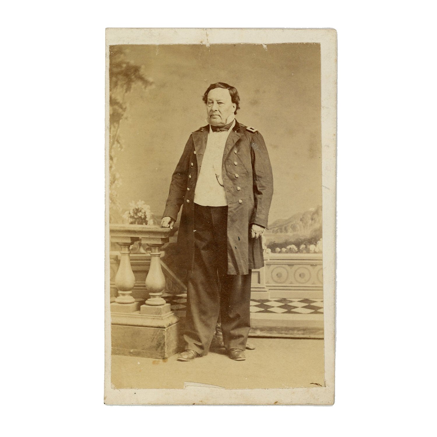 CDV of Union General Benjamin L. E. Bonneville, Noted Western Explorer