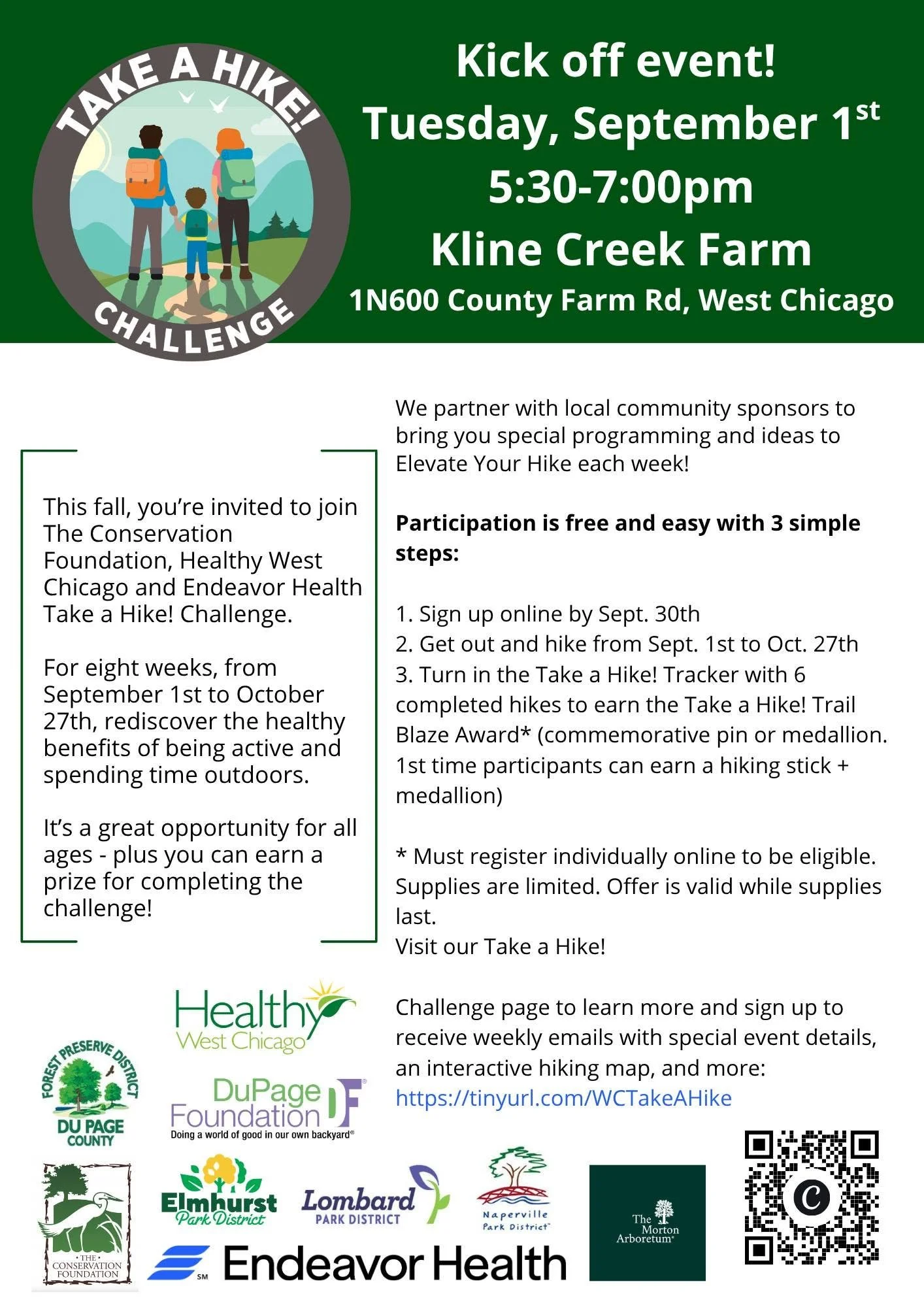 Take A Hike Kick-off