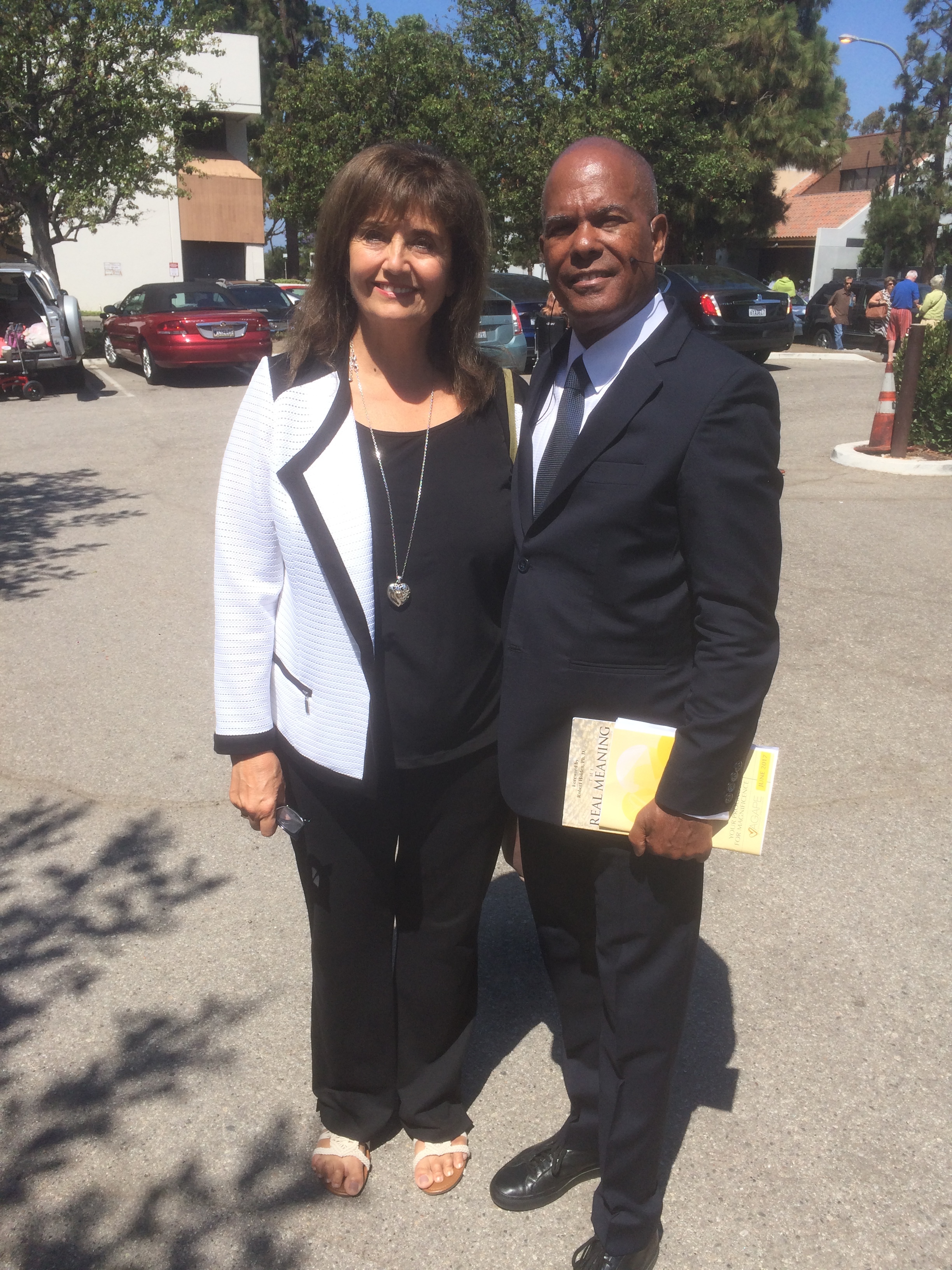 With Reverend Michael Beckwith - Culver City