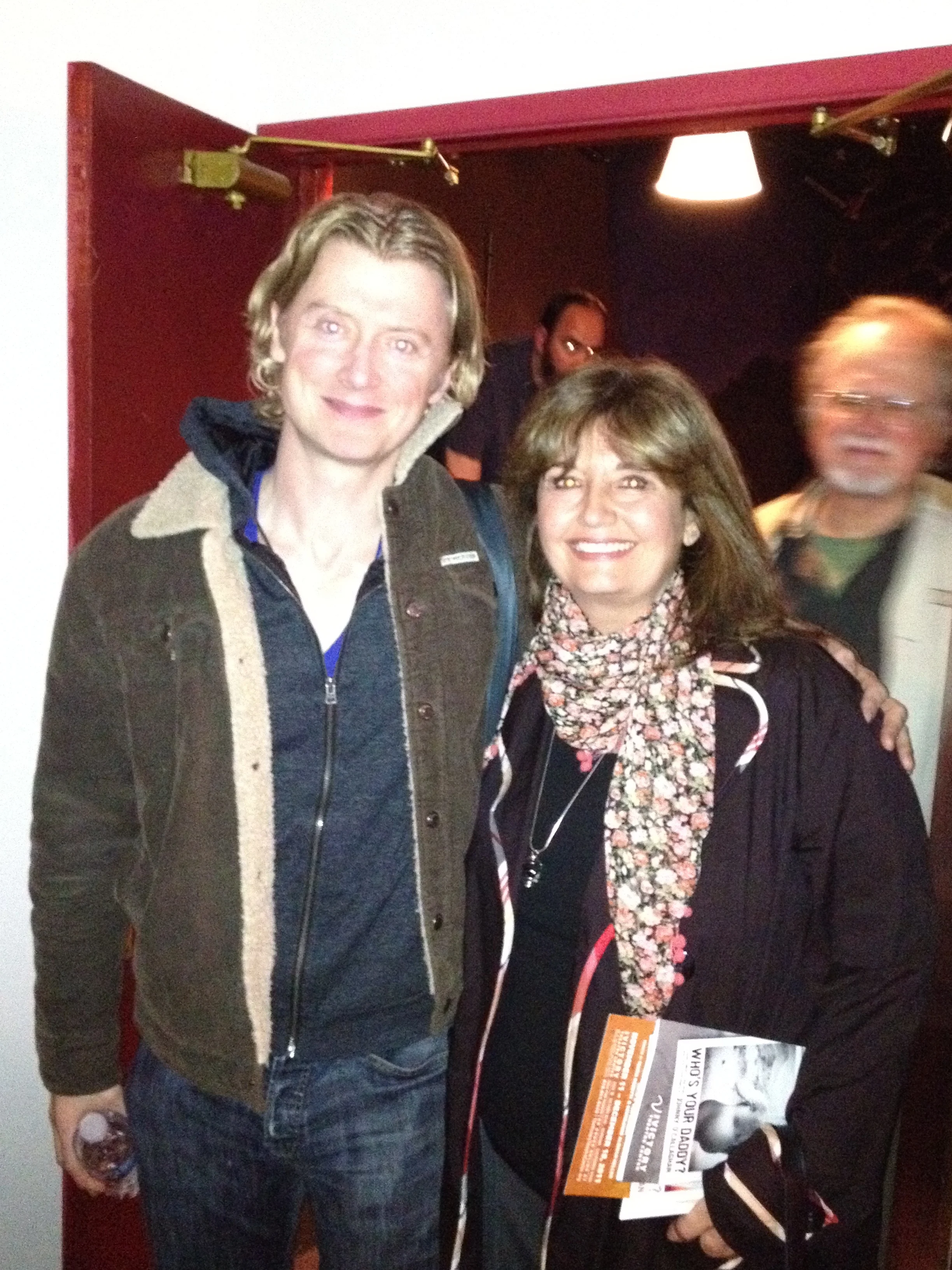 With Johnny O'Callaghan - Hollywood