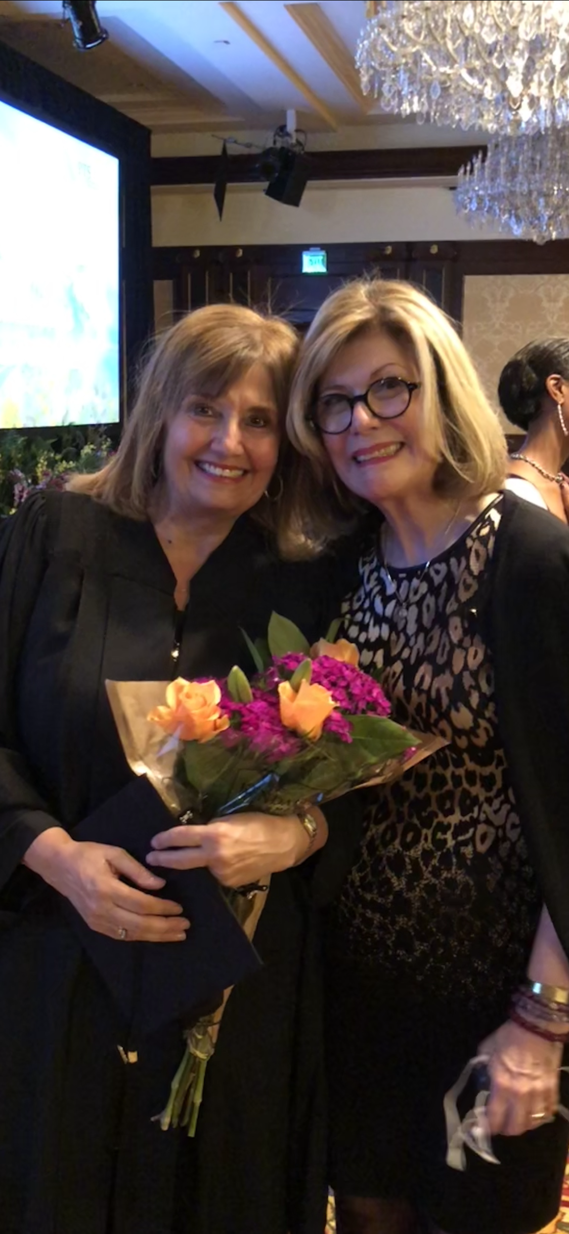 Clara With  Mary Hulnick - President University of Santa Monica