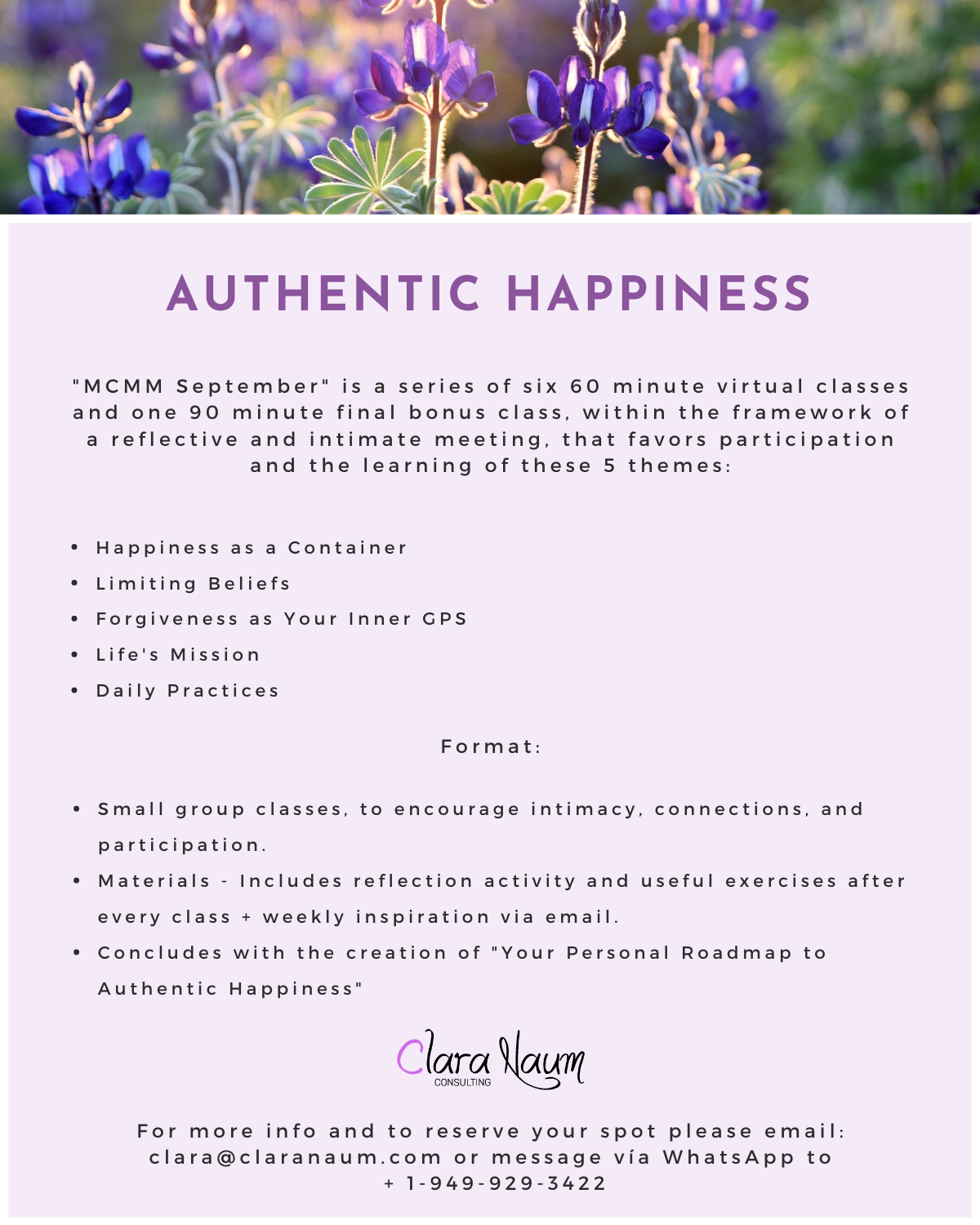 AUTHENTIC HAPPINESS
