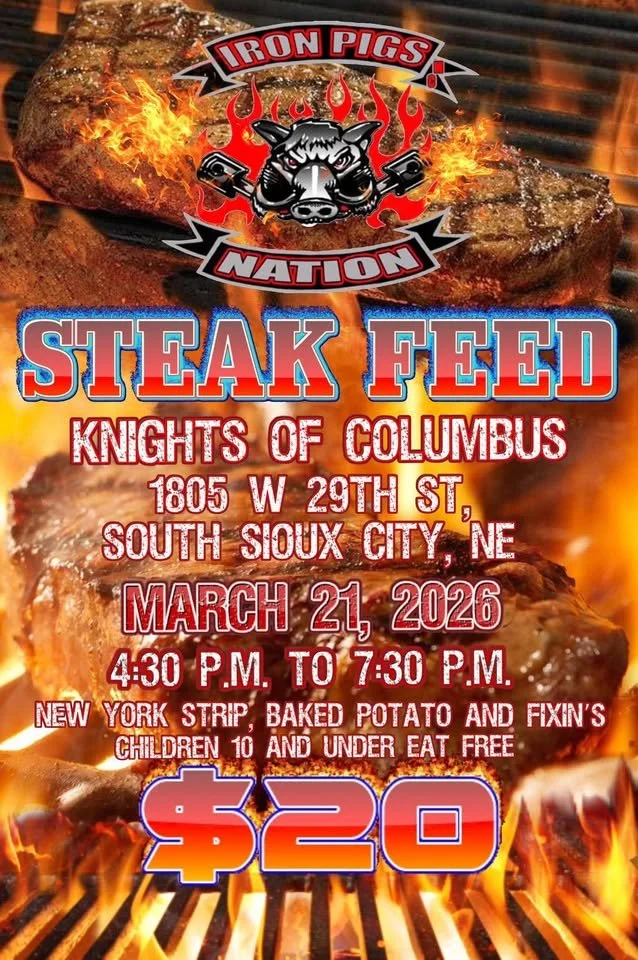 Iron Pig Steak Dinner