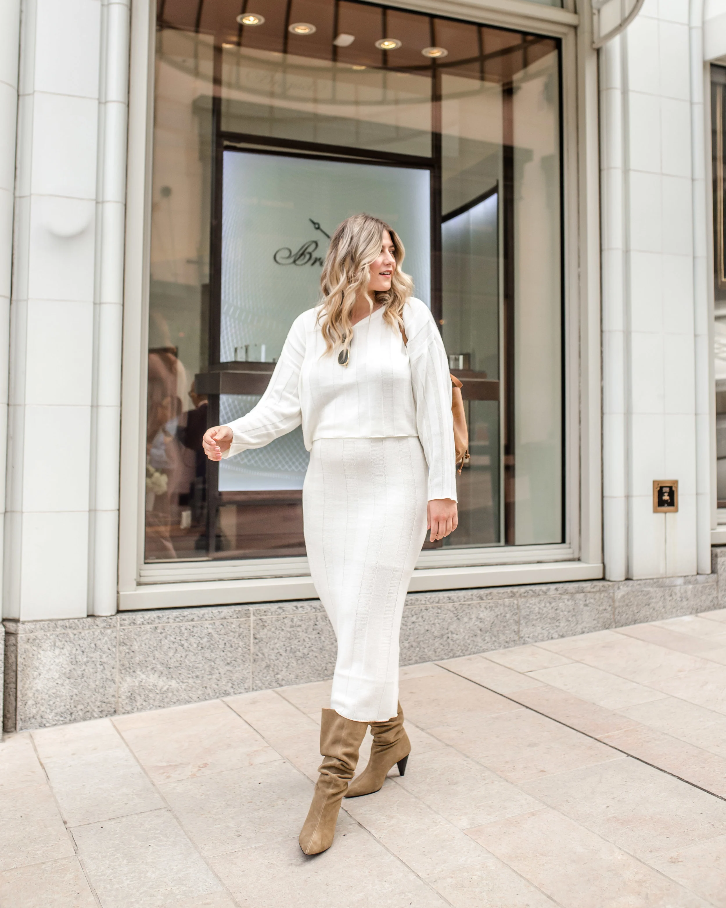 Two-Piece Sweater Skirt Sets 