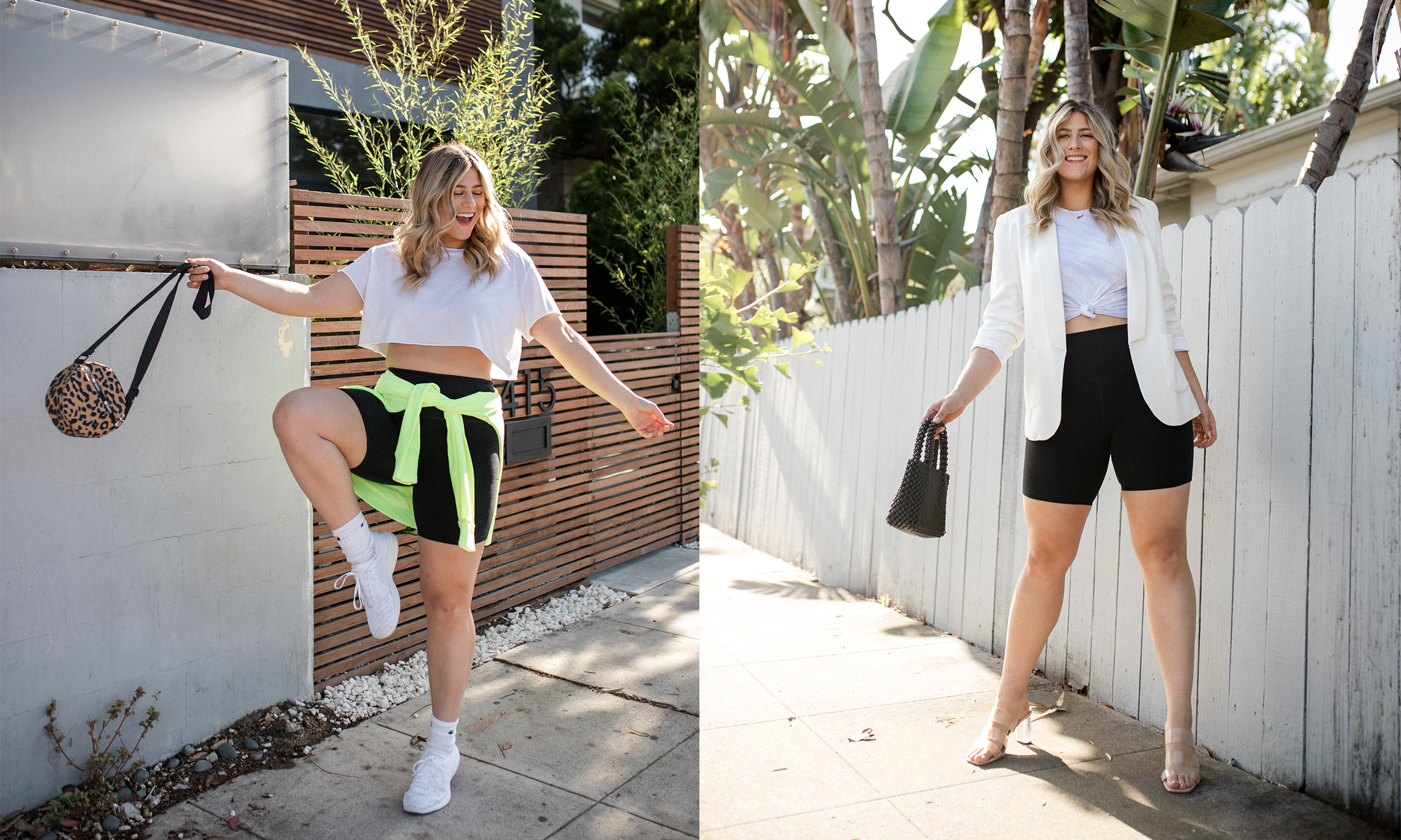 How to Style Bike Shorts Two Ways — RAEANN LANGAS