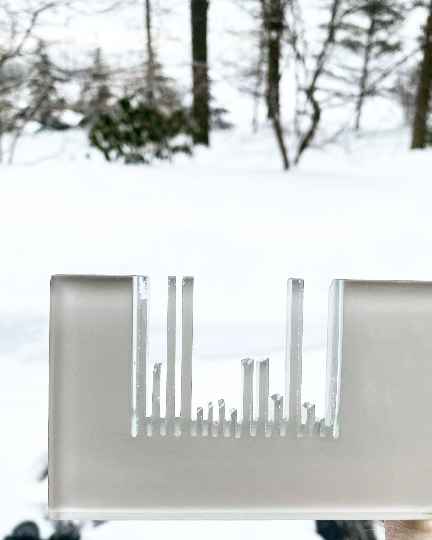 Snow daze. 
 #northeaststyle #glasstile #chippy #splash
#design #build #renovate #preserve #feeneyandco