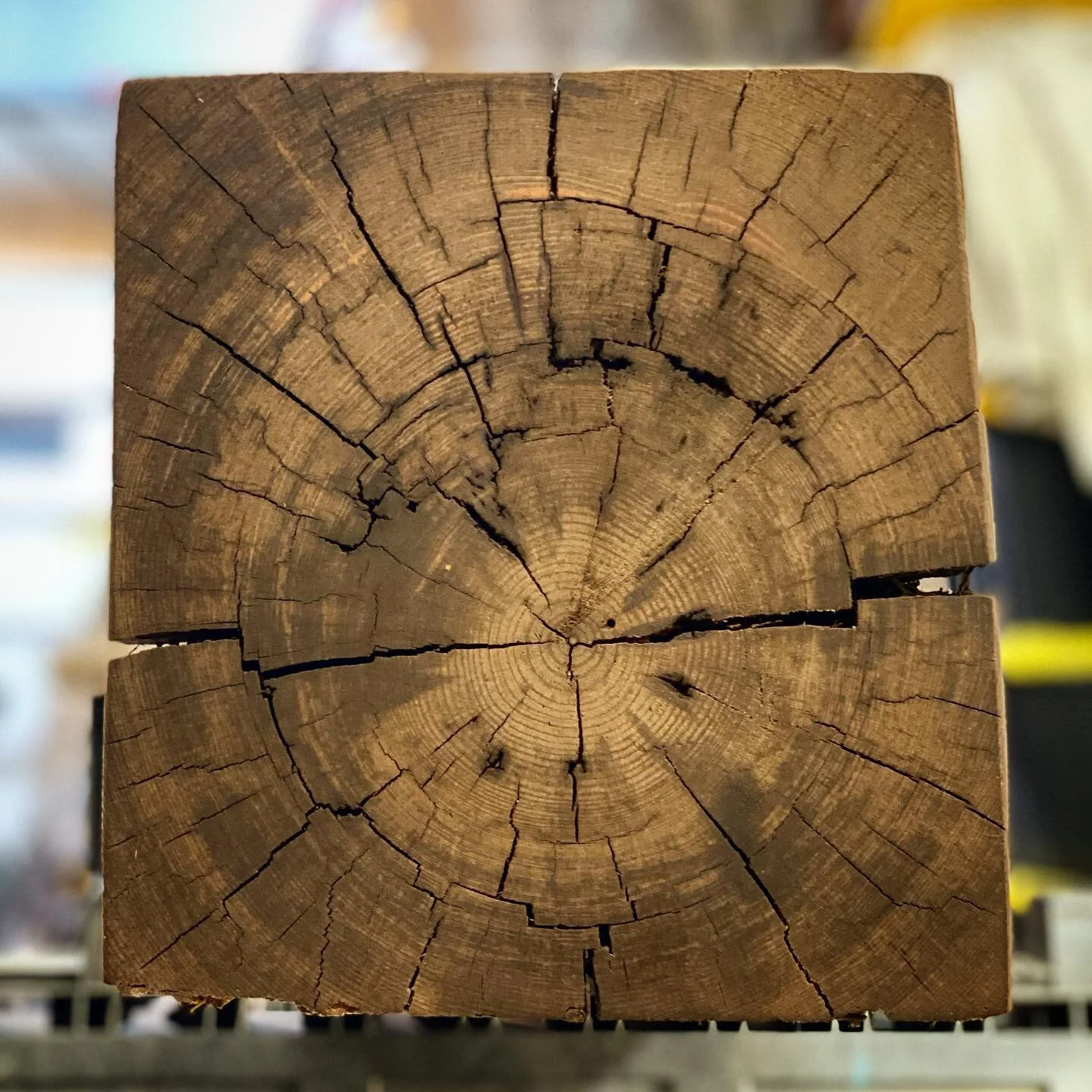 End grain goals. 
#wip #reclaimedwood #fireplacehangs 
#design #build #renovate #preserve #feeneyandco