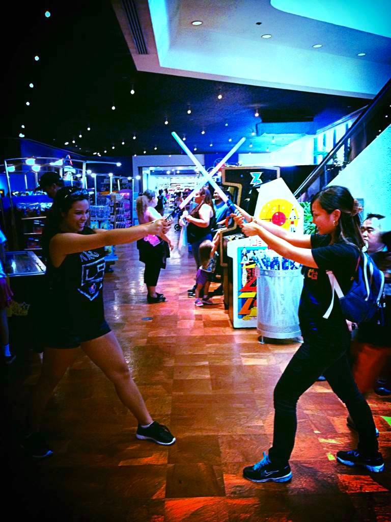Devi Ohira light sabers Star Wars Disneyland California Theme Parks.jpg