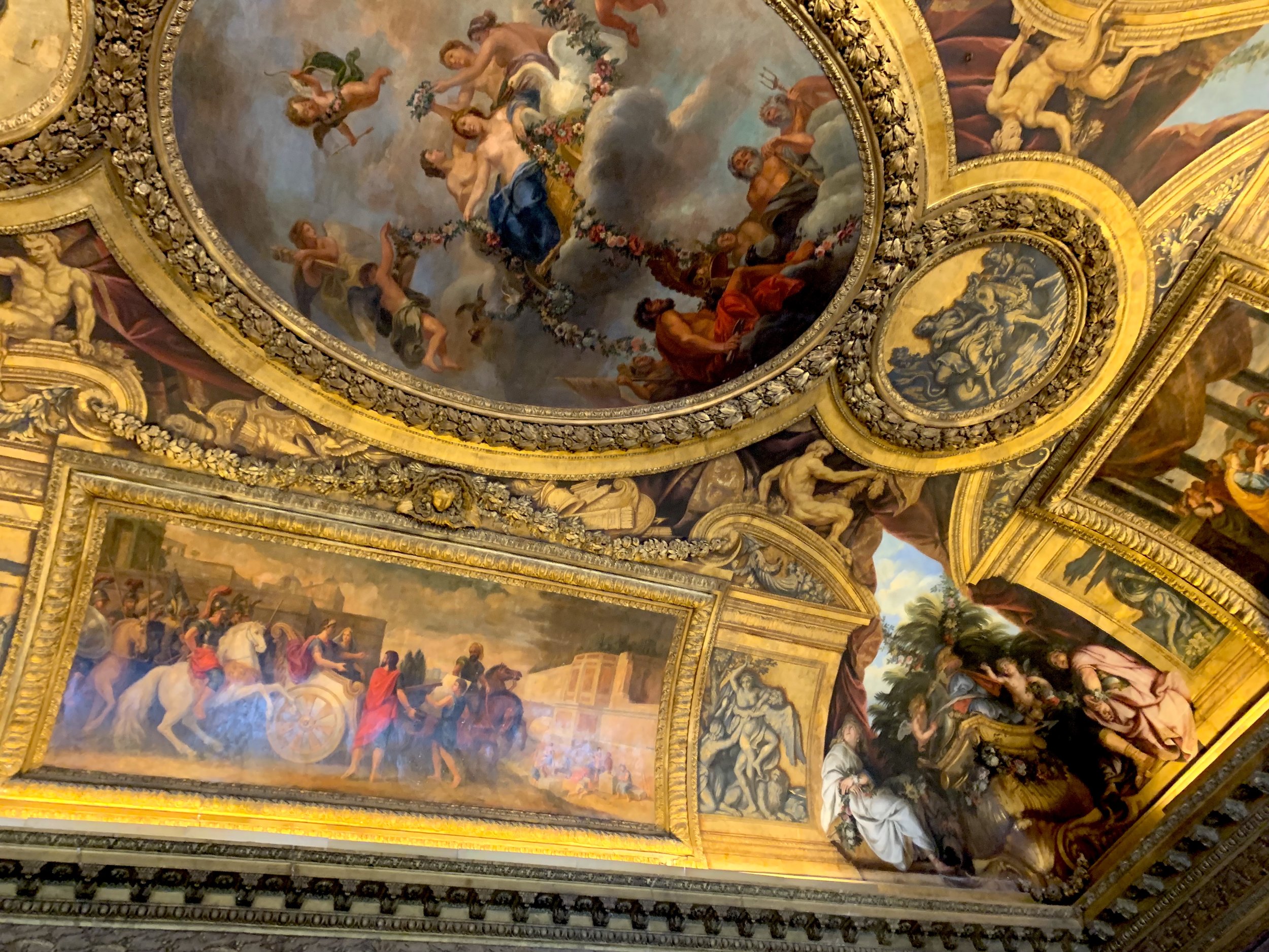 Devi Ohira Chateau de Versailles painting artwork ceiling day trip skip the line.JPG
