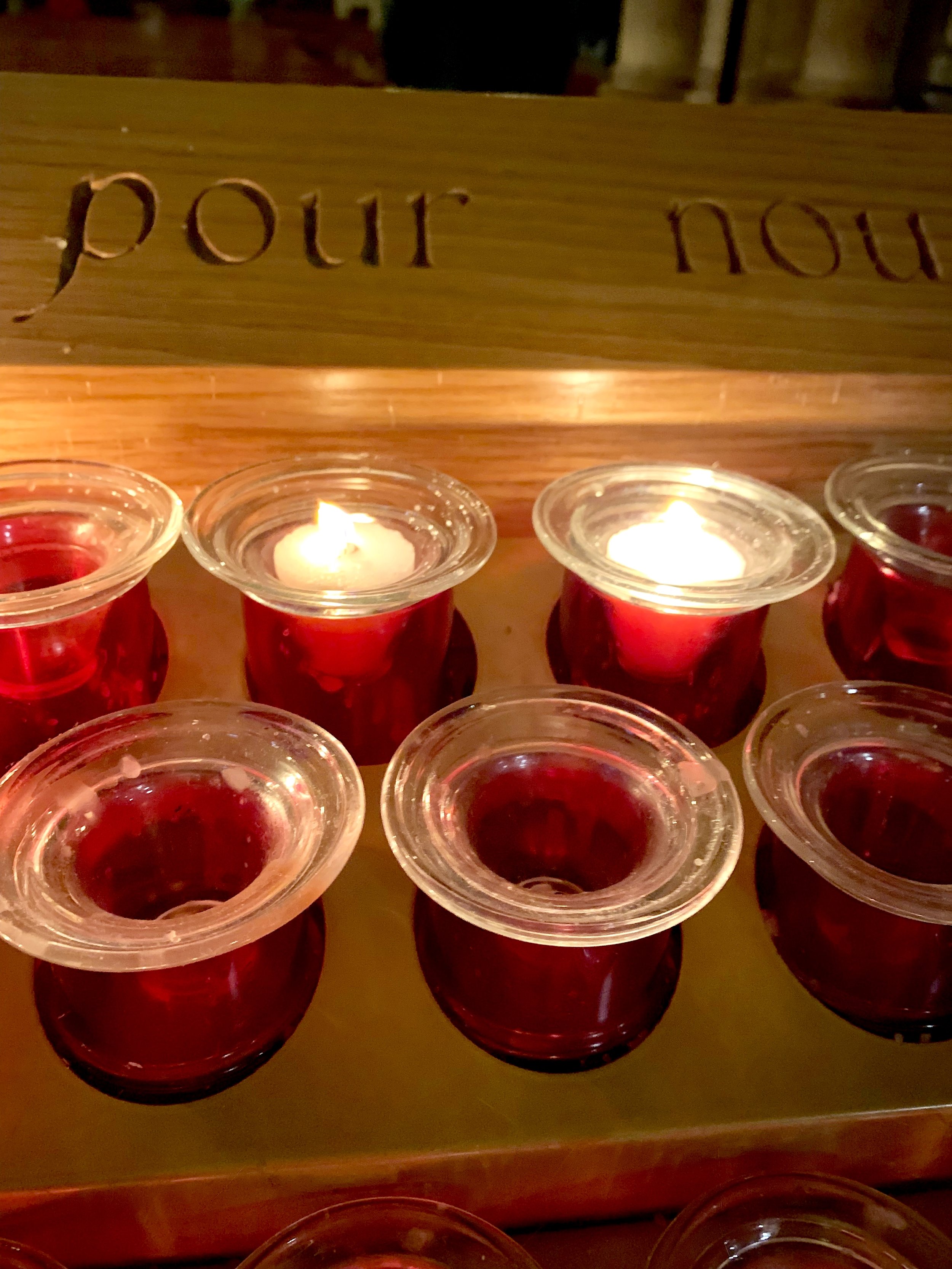 Devi Ohira Paris Notre Dame New Years Day free entry candle tour sights.JPG