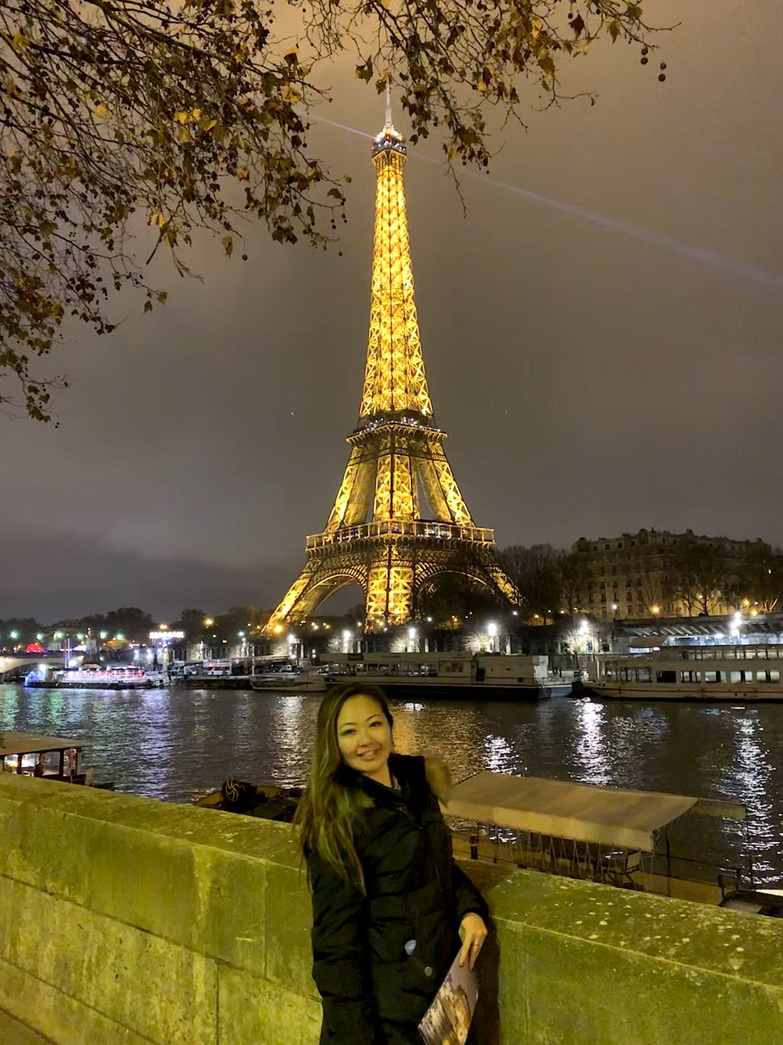 Devi Ohira Seine River Paris Eiffel Tower city of light.JPG
