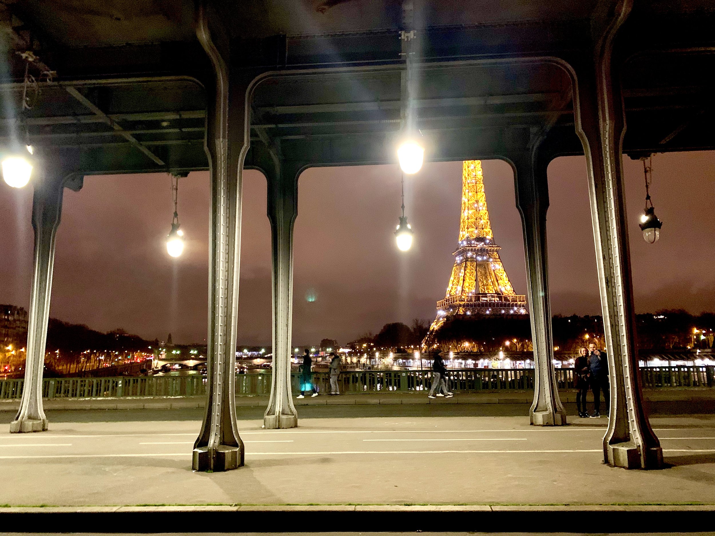 Devi Ohira Paris Eiffel Tower night river Seine new years eve.JPG
